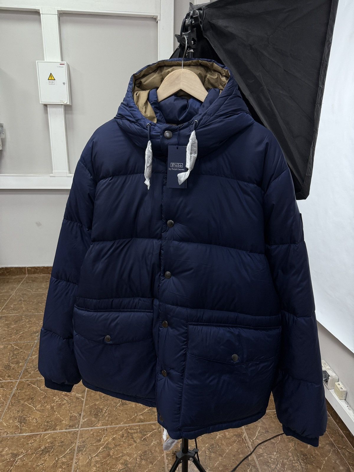 Polo Ralph Lauren 🇺🇸❗️NEW Ralph Lauren Hooded Down Puffer OWR 8/15 NAVY RAINER J Size US XXL / EU 58 / 5 - 2 Thumbnail