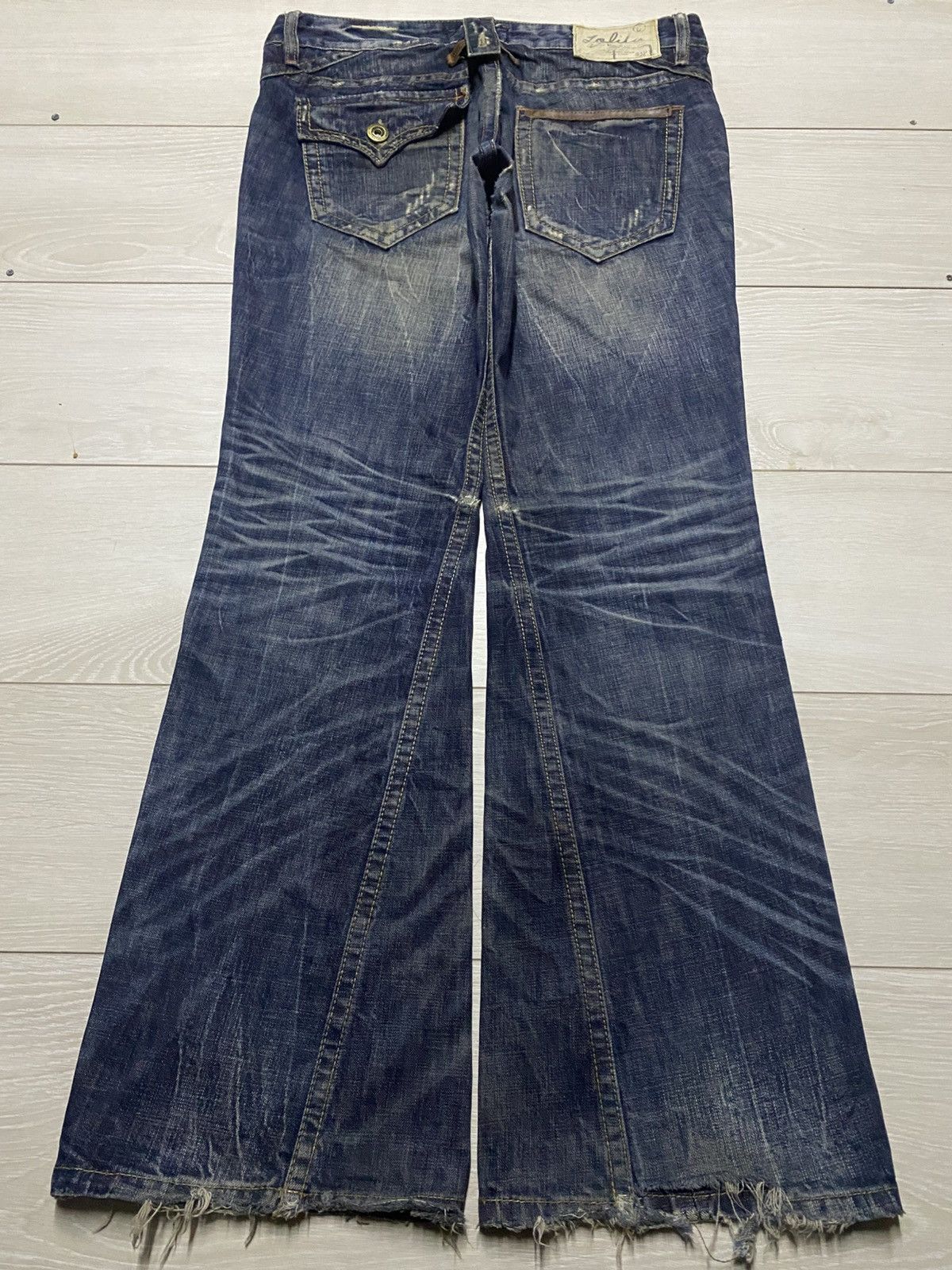 Undercover Japanese Brand Lolita Punk Hybrid Flare Jeans Size US 34 / EU 50 - 2 Thumbnail
