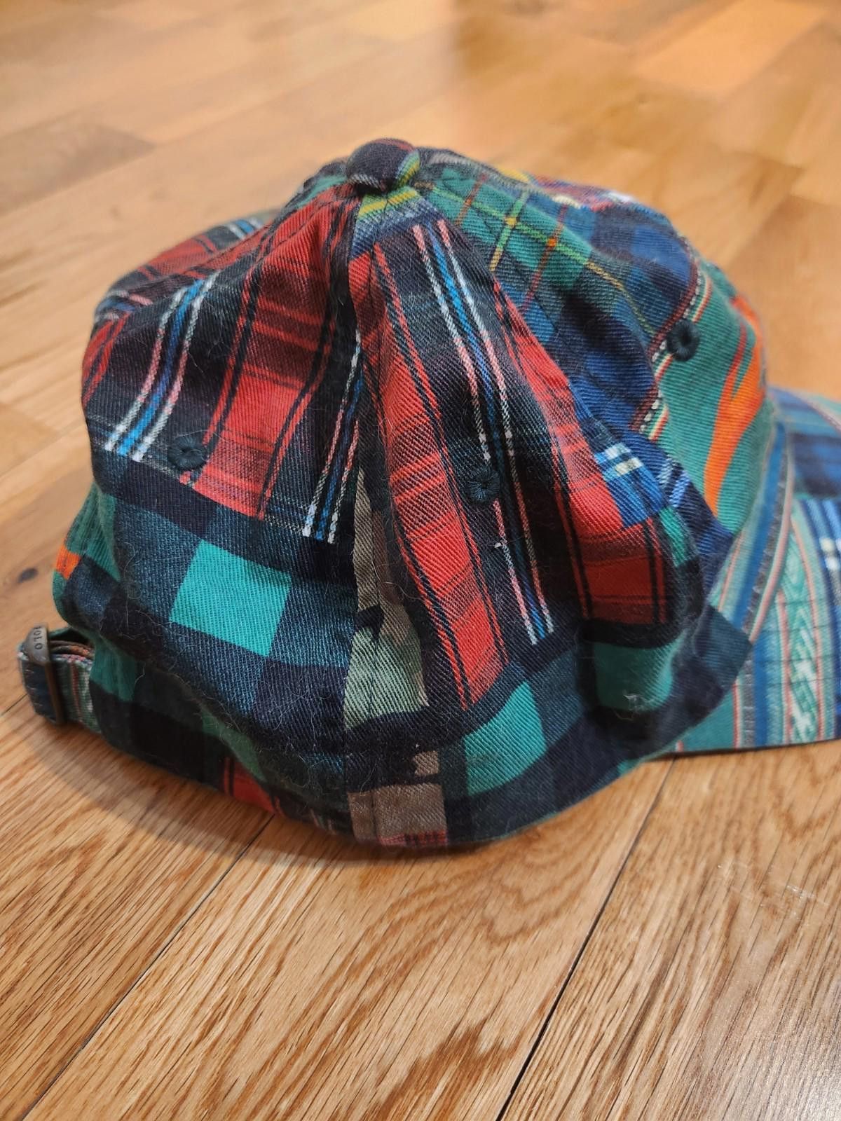 Polo Ralph Lauren Polo Ralph Lauren Plaid Patchwork Camo/ Plaid Cap Size ONE SIZE - 4 Thumbnail