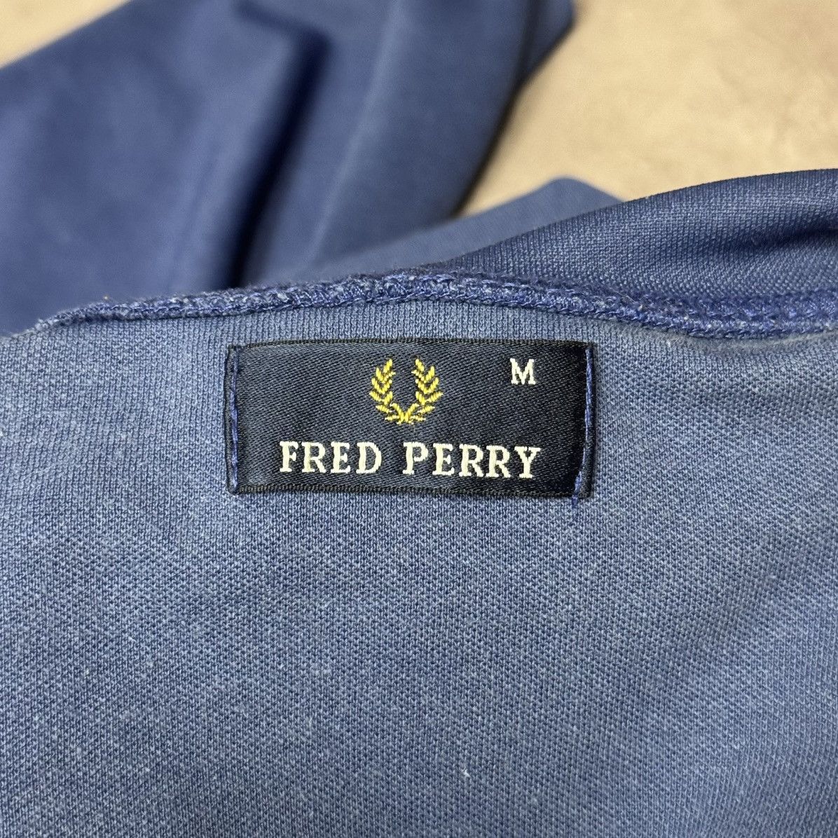 Fred Perry Fred Perry Men’s Hoodie Full Zip Big Logo Fred Blue Size:M Size US M / EU 48-50 / 2 - 5 Thumbnail