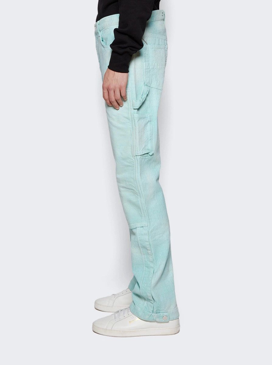 Amiri o1mle0326 Jacquard Carpenter Jeans in Blue Size US 30 / EU 46 - 4 Thumbnail
