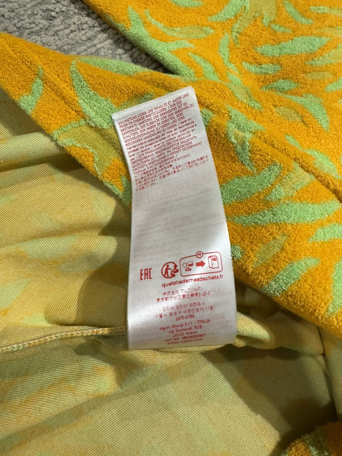 Marni Marni Towel Tshirt Size US M / EU 48-50 / 2 - 5 Thumbnail