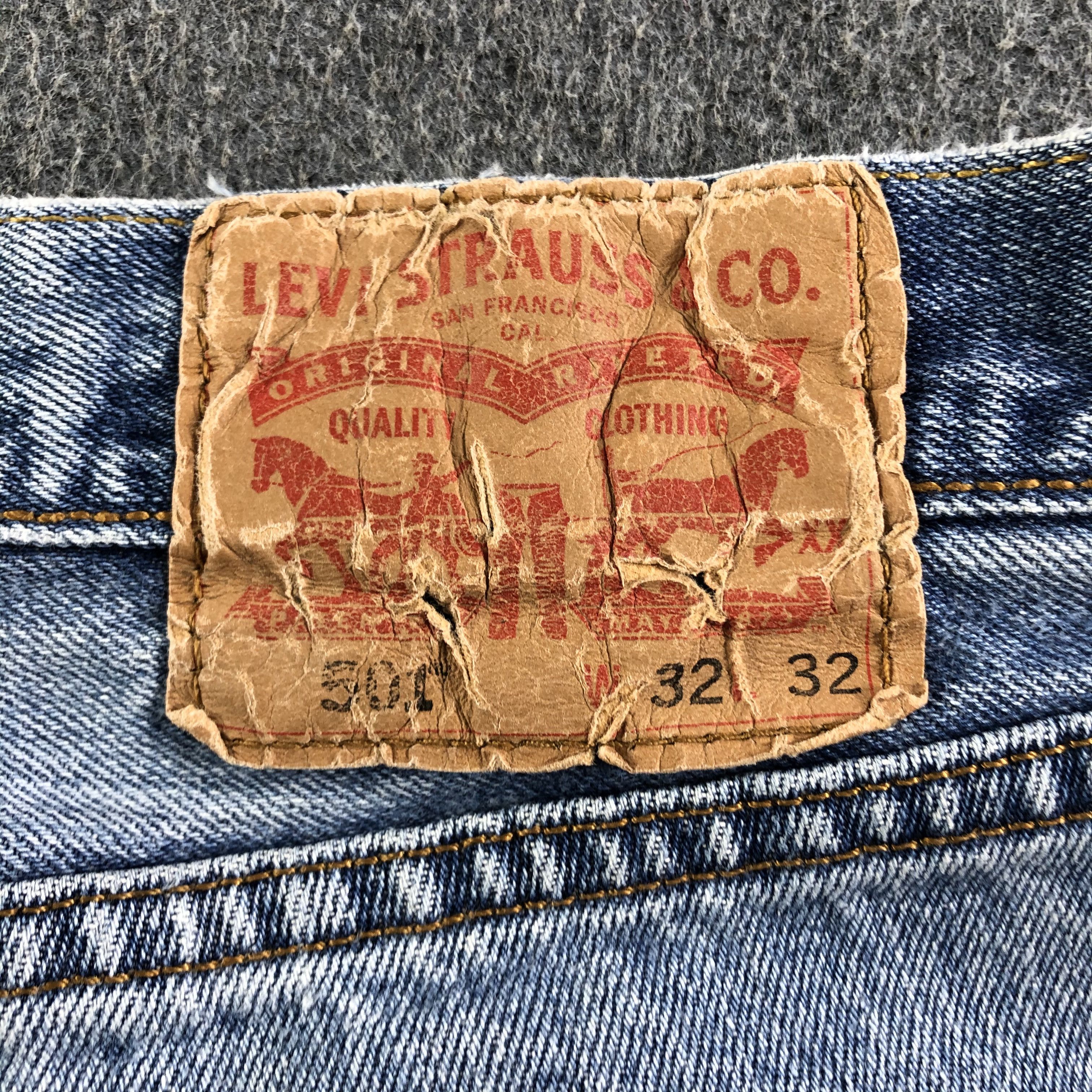 Levi's Vintage Blue Wash Levis 501 Jeans-J3428 Size US 31 - 5 Thumbnail