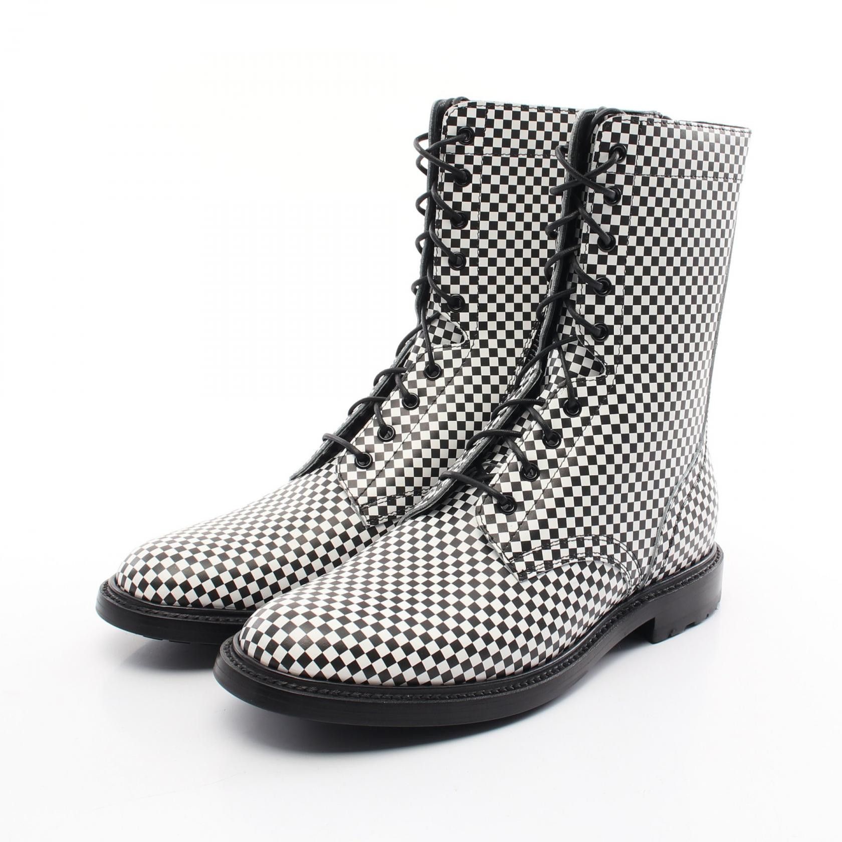 Celine Celine Boots Leather Boots Leather Shoes in Black, Men's