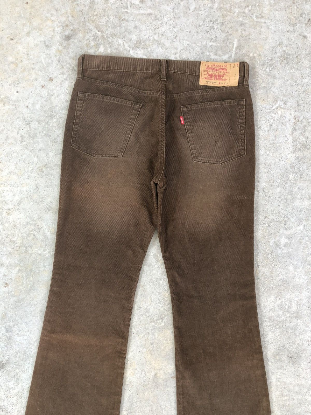 If Six Was Nine Levis 517 Flared Jeans Bootcut Corduroy Jeans Size US 33 - 8 Thumbnail