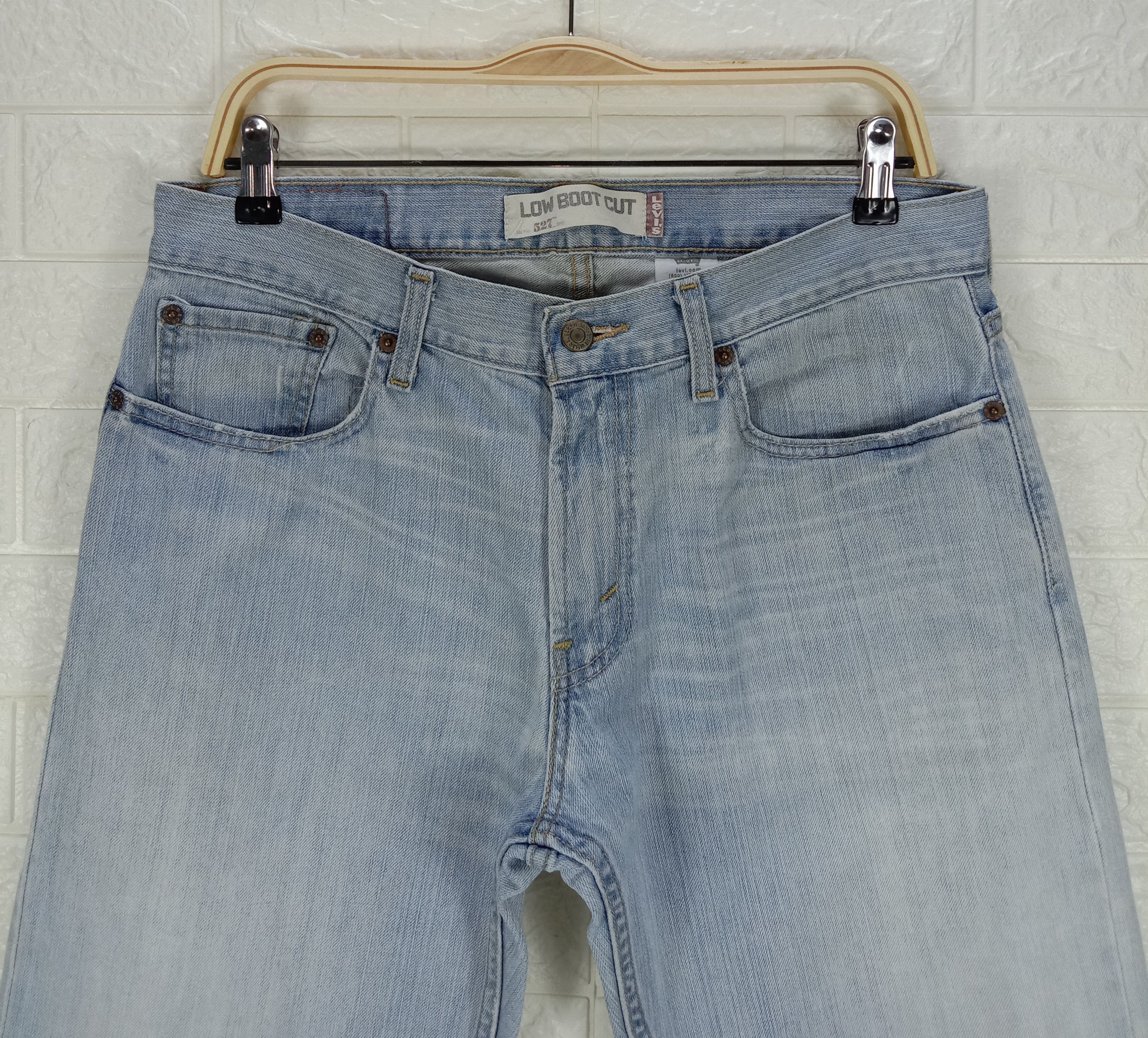 Levi's Vintage Levi's 527 Flare Jeans Light Wash Denim Size US 32 / EU 48 - 2 Thumbnail