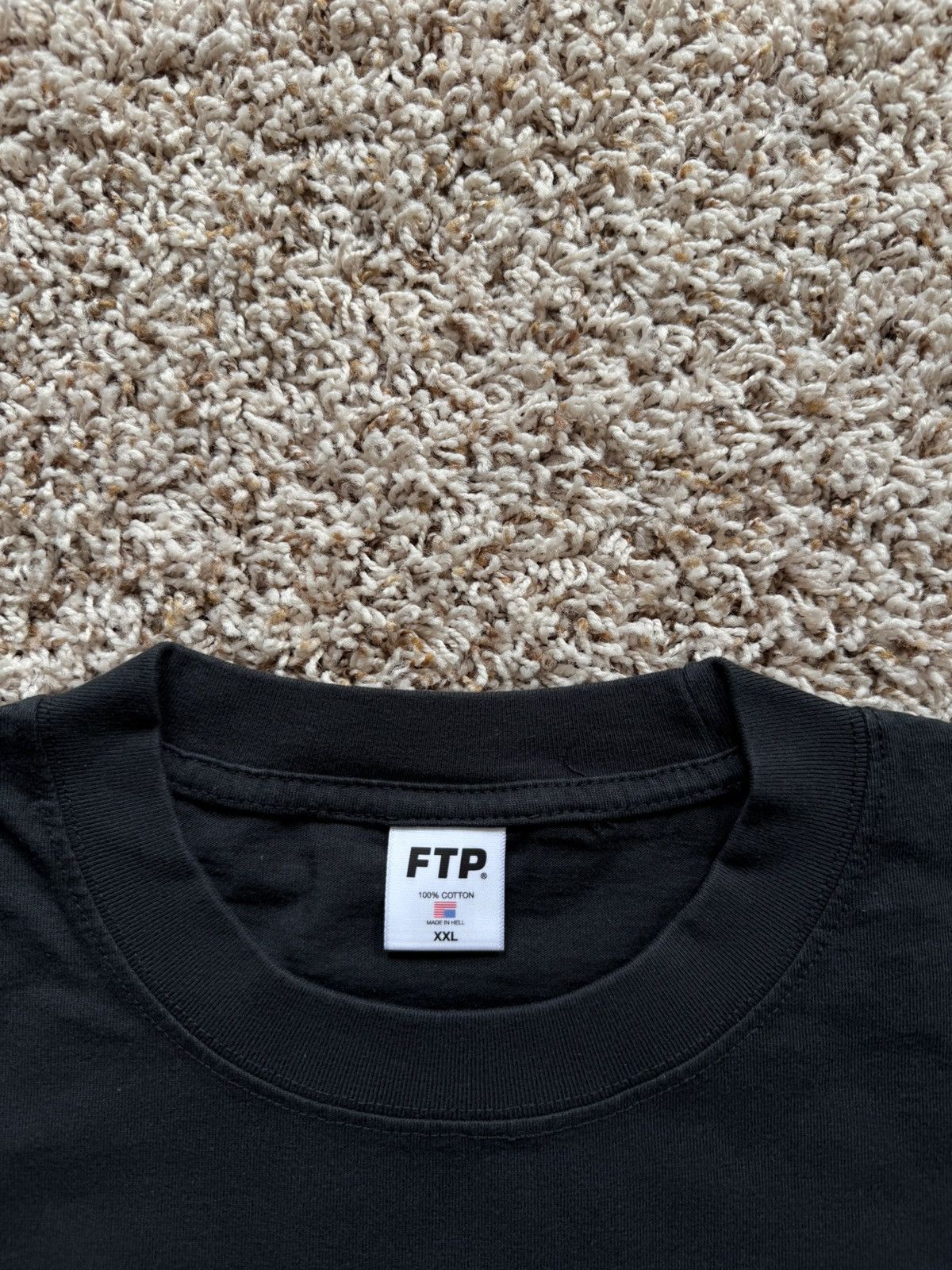 Fuck The Population XXL FTP Ghost Face Logo Tee Black Size US XXL / EU 58 / 5 - 7 Thumbnail