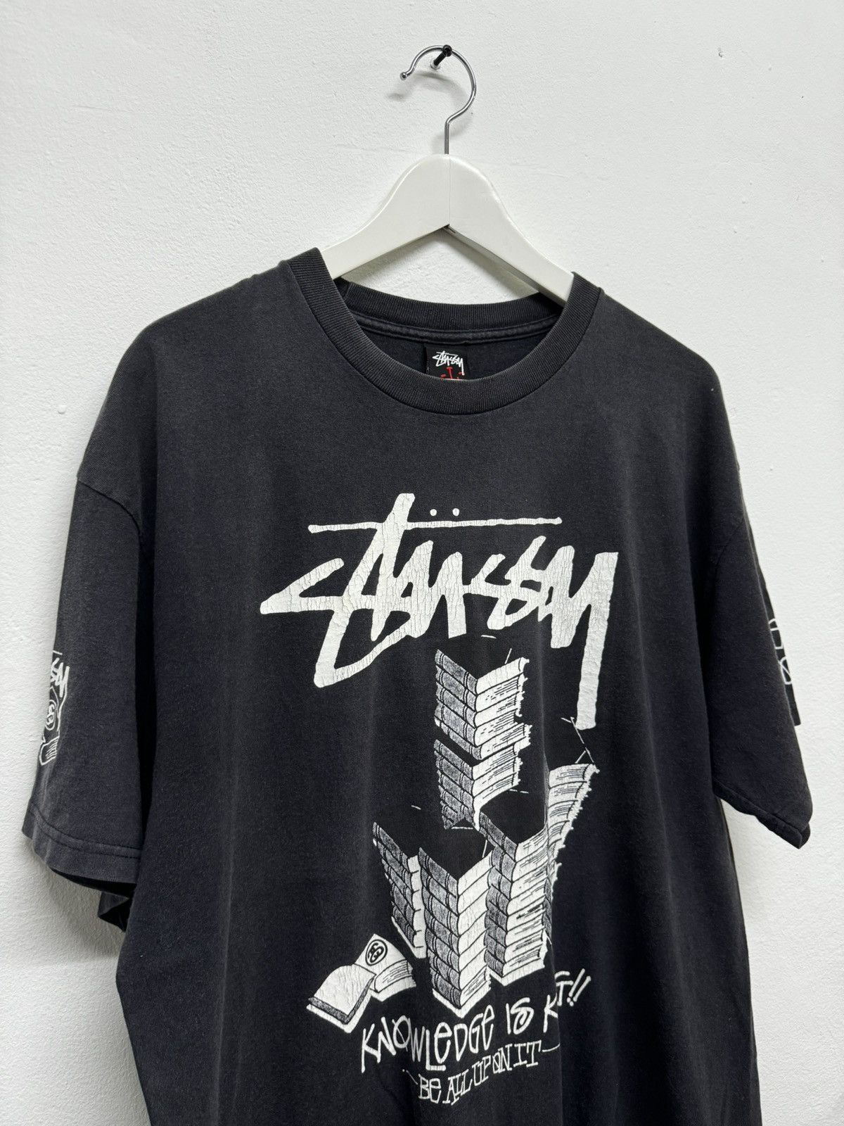 Stussy × Vintage Vintage y2k Stussy Knowledge is King Size US L / EU 52-54 / 3 - 1 Thumbnail
