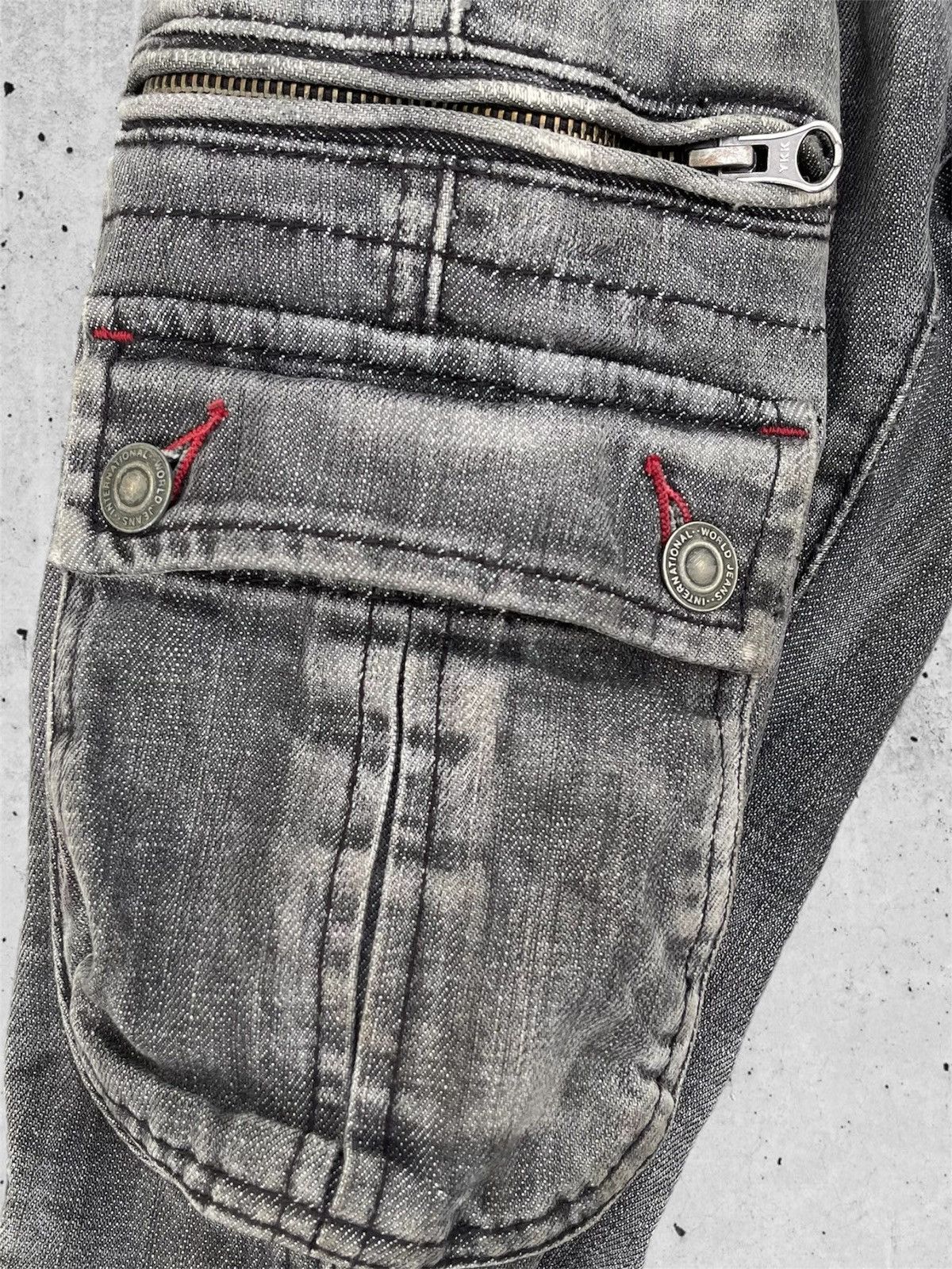 Designer × Jean 🔥 Difrrence Rupert Rusty Distressed Denim W35🔥 Size US 35 - 7 Thumbnail