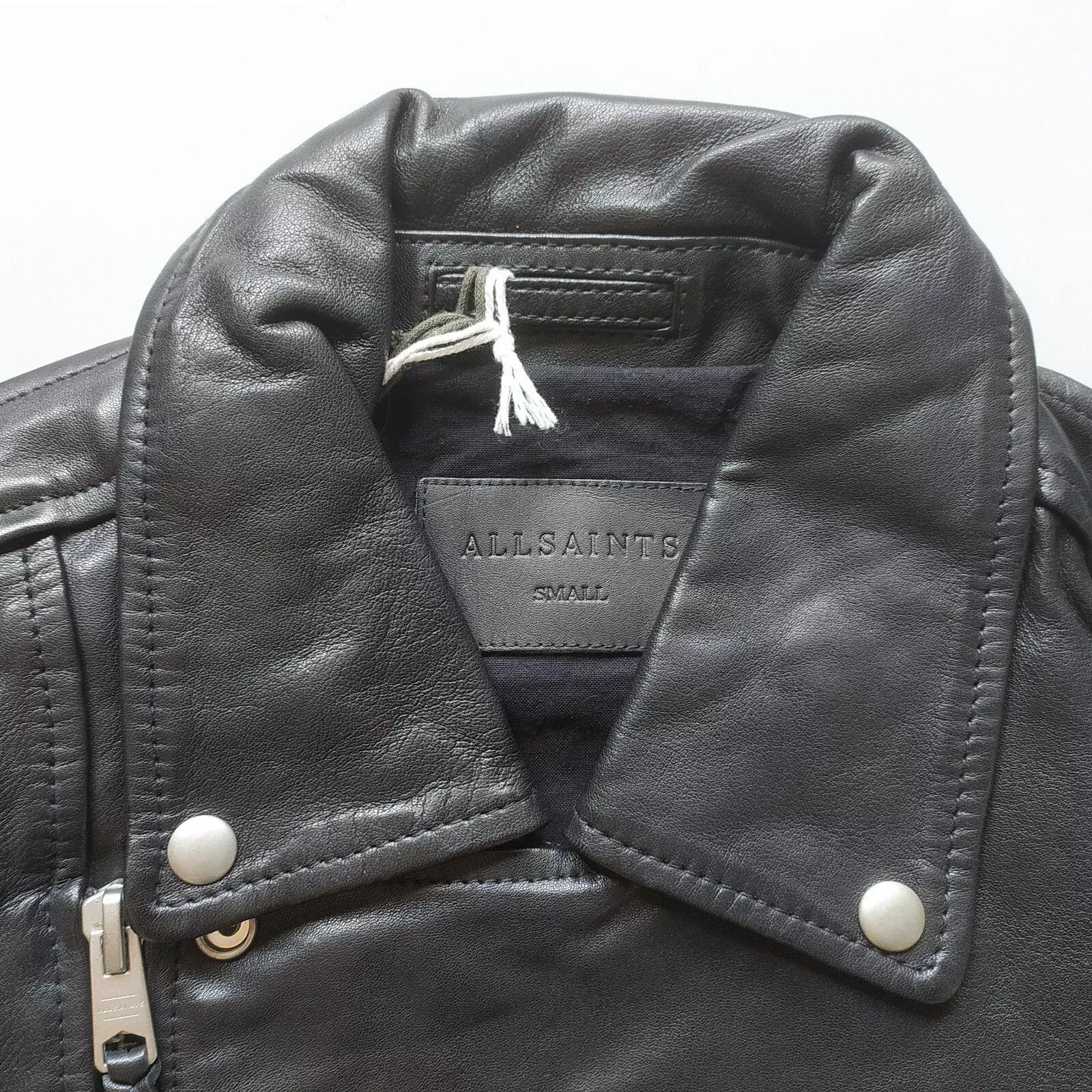 Allsaints ALLSAINTS Allen Leather Biker Jacket IFD 0746 Size US S / EU 44-46 / 1 - 2 Thumbnail