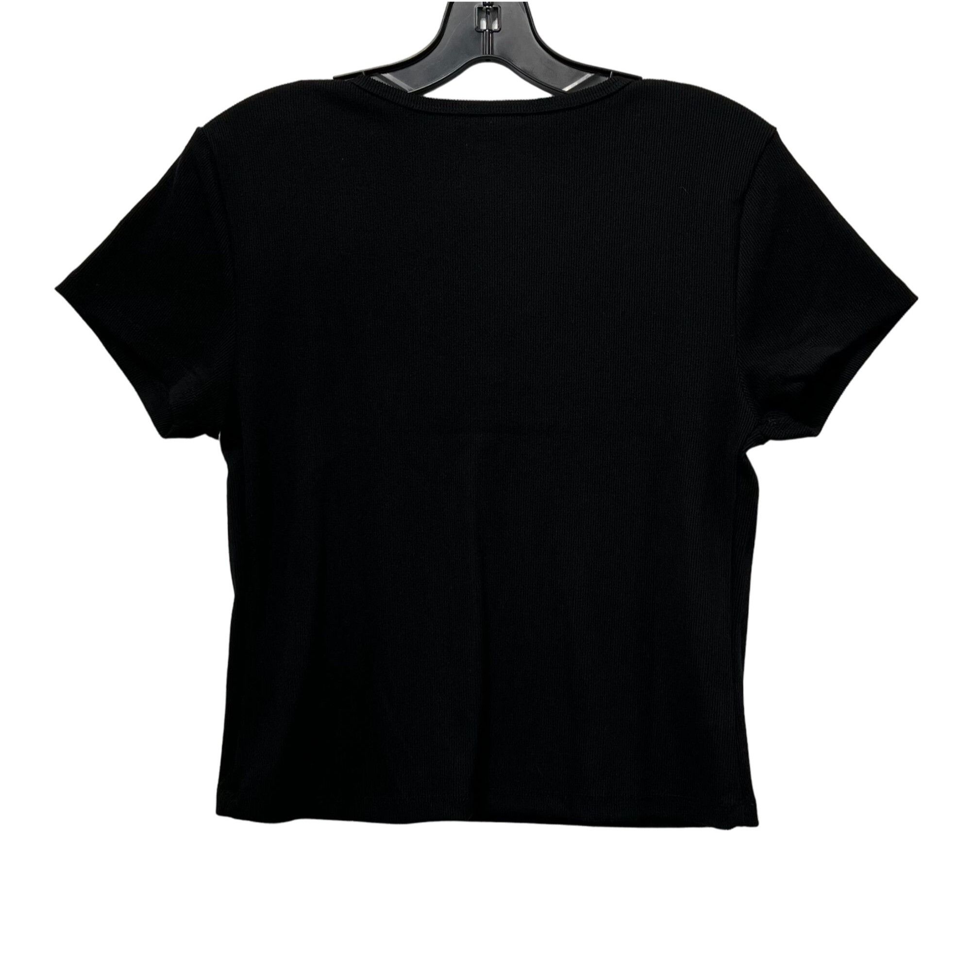 Other Rue + - Women's Short Sleeve Top - Black - 1X Size XL / US 12-14 / IT 48-50 - 2 Thumbnail