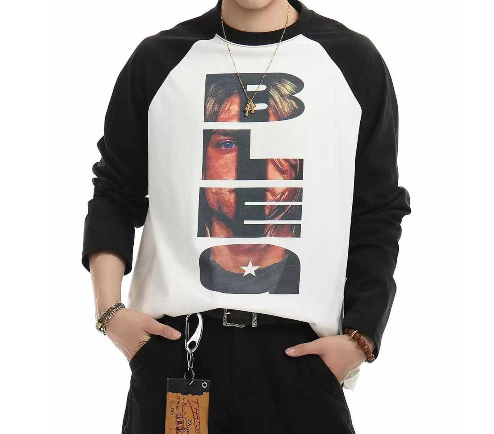 Vintage Colour-Block Print Long-Sleeve Tee Size US M / EU 48-50 / 2 - 3 Thumbnail
