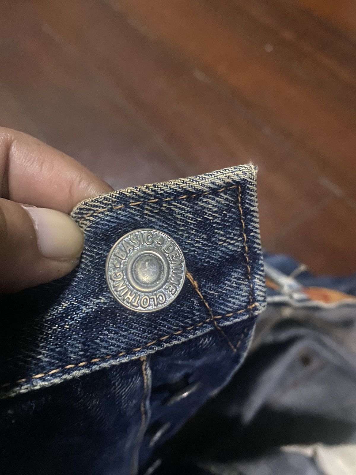 Denime FIRE 🔥 VINTAGE DENIME JAPAN DISTRESSED REWORK FADED JEANS Size US 29 - 23 Thumbnail