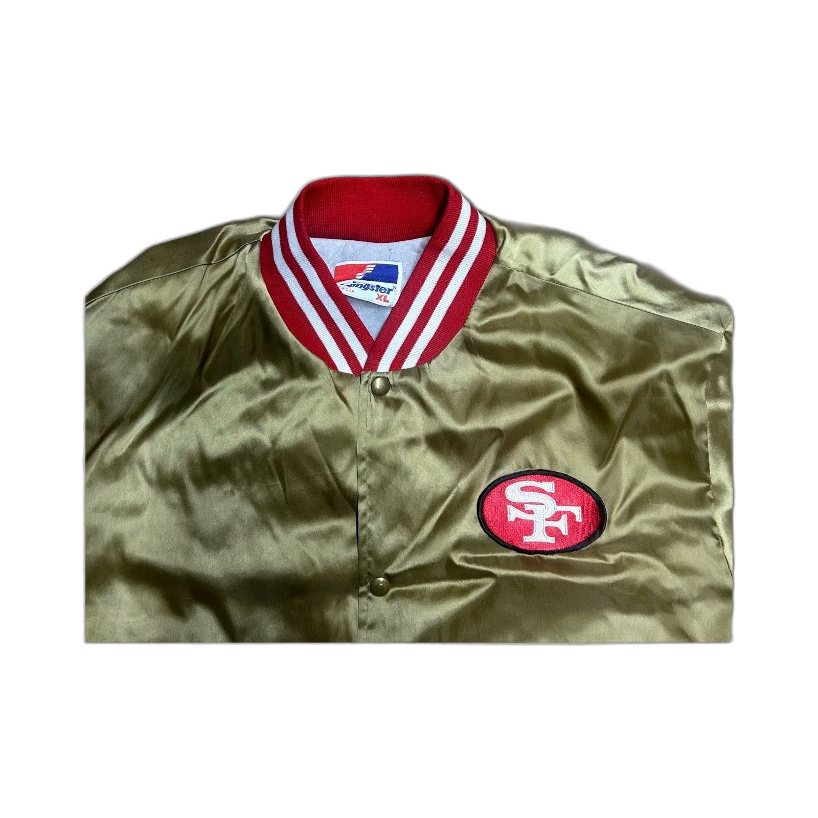 Chalk Line Vintage Chalk Line NFL San Francisco 49ers Gold Satin Spell Size US XL / EU 56 / 4 - 2 Thumbnail
