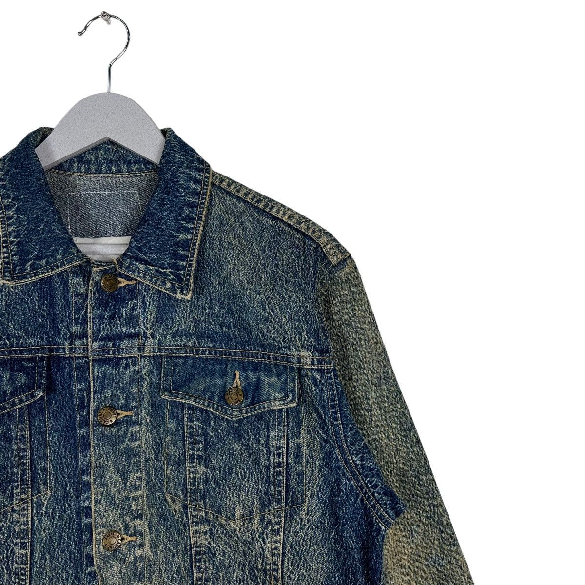 Japanese Brand 🔥 VERY RARE DYED TRUCKER DENIM JACKET Size US M / EU 48-50 / 2 - 6 Thumbnail