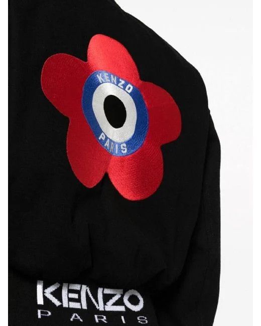 Kenzo o1s22i1n0724 Target Cropped Bomber Jacket in Black Size M / US 6-8 / IT 42-44 - 6 Thumbnail