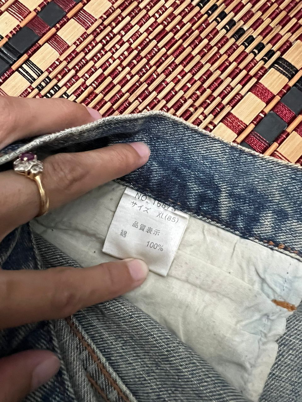 Japanese Brand Japanese Brand Nylaus Art Denim Jeans Size US 34 / EU 50 - 11 Thumbnail