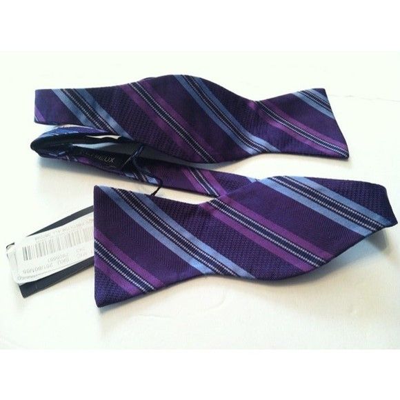 Daniel Cremieux DANIEL CREMIEUX PURPLE BOW TIE Size ONE SIZE - 6 Thumbnail