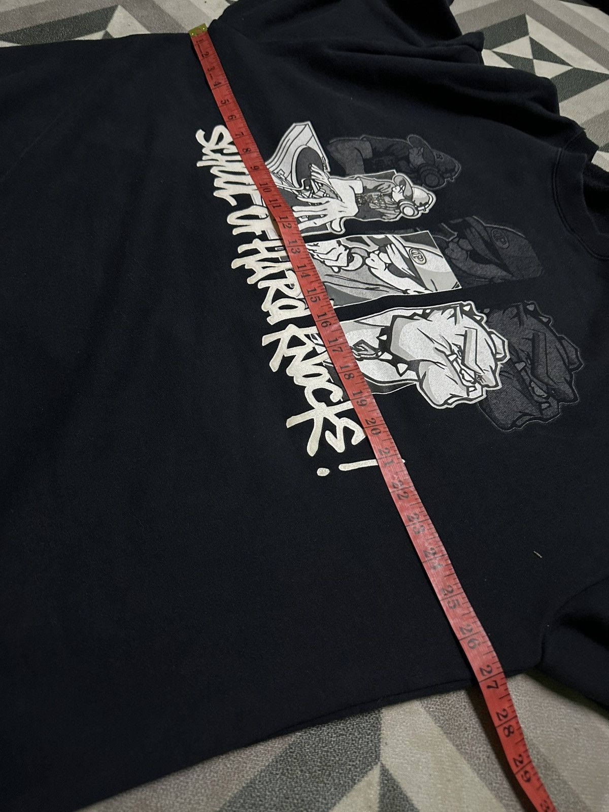 Vintage Vintage School of hard knock pullover sweatshirt Size US XL / EU 56 / 4 - 6 Thumbnail