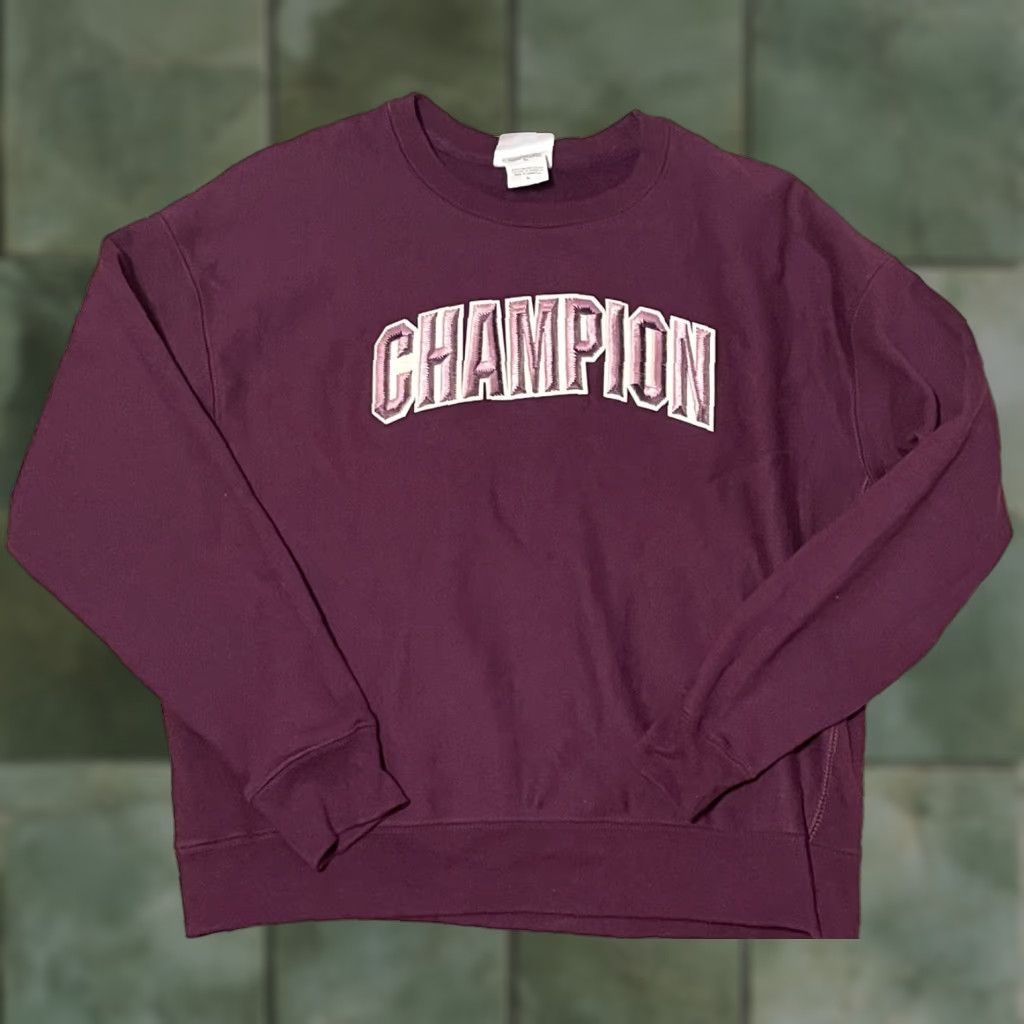 Champion Champion Sweatshirt Women's Purple Crew Neck Reverse Weave XL Size XL / US 12-14 / IT 48-50 - 1 Thumbnail