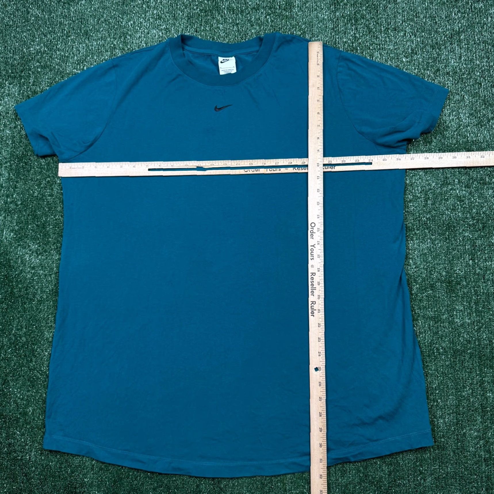 Nike Nike Dri-Fit T Shirt Womens 1X Blue Short Sleeve Running Performance Plus Shirt Size XL / US 12-14 / IT 48-50 - 5 Thumbnail