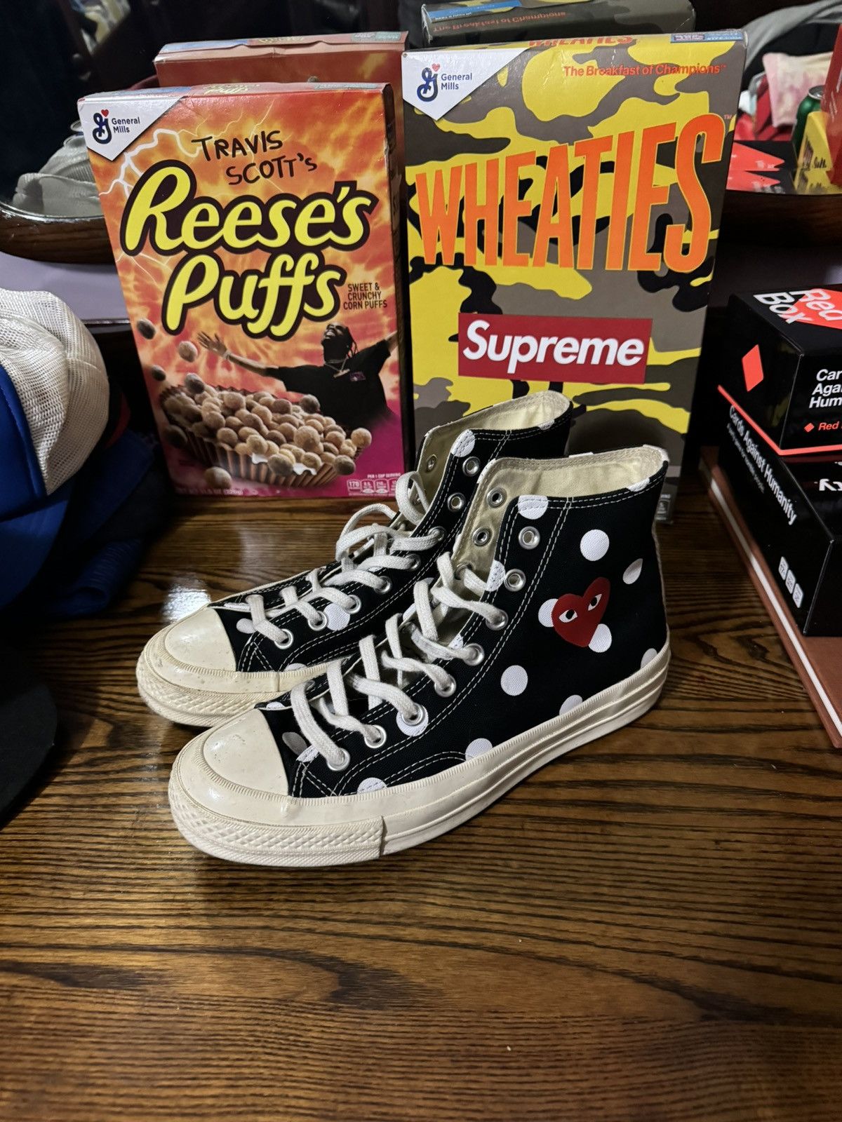 Comme des Garcons × Converse CDG Polka Dot Converse Size US 7 / EU 40 - 1 Thumbnail