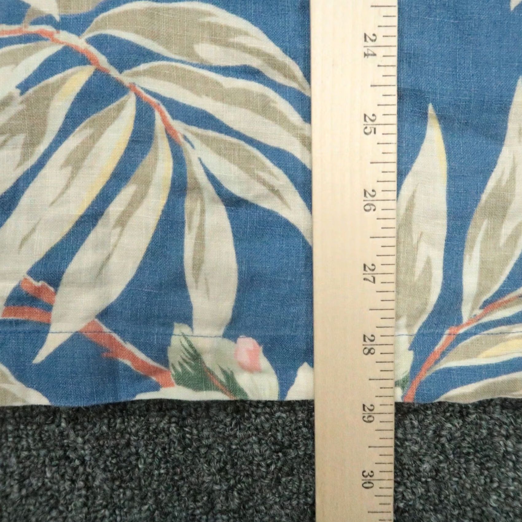 Polo Ralph Lauren VINTAGE Polo Ralph Lauren Shirt Mens XL Blue Floral Linen Hawaiian VTG Size US XL / EU 56 / 4 - 7 Thumbnail