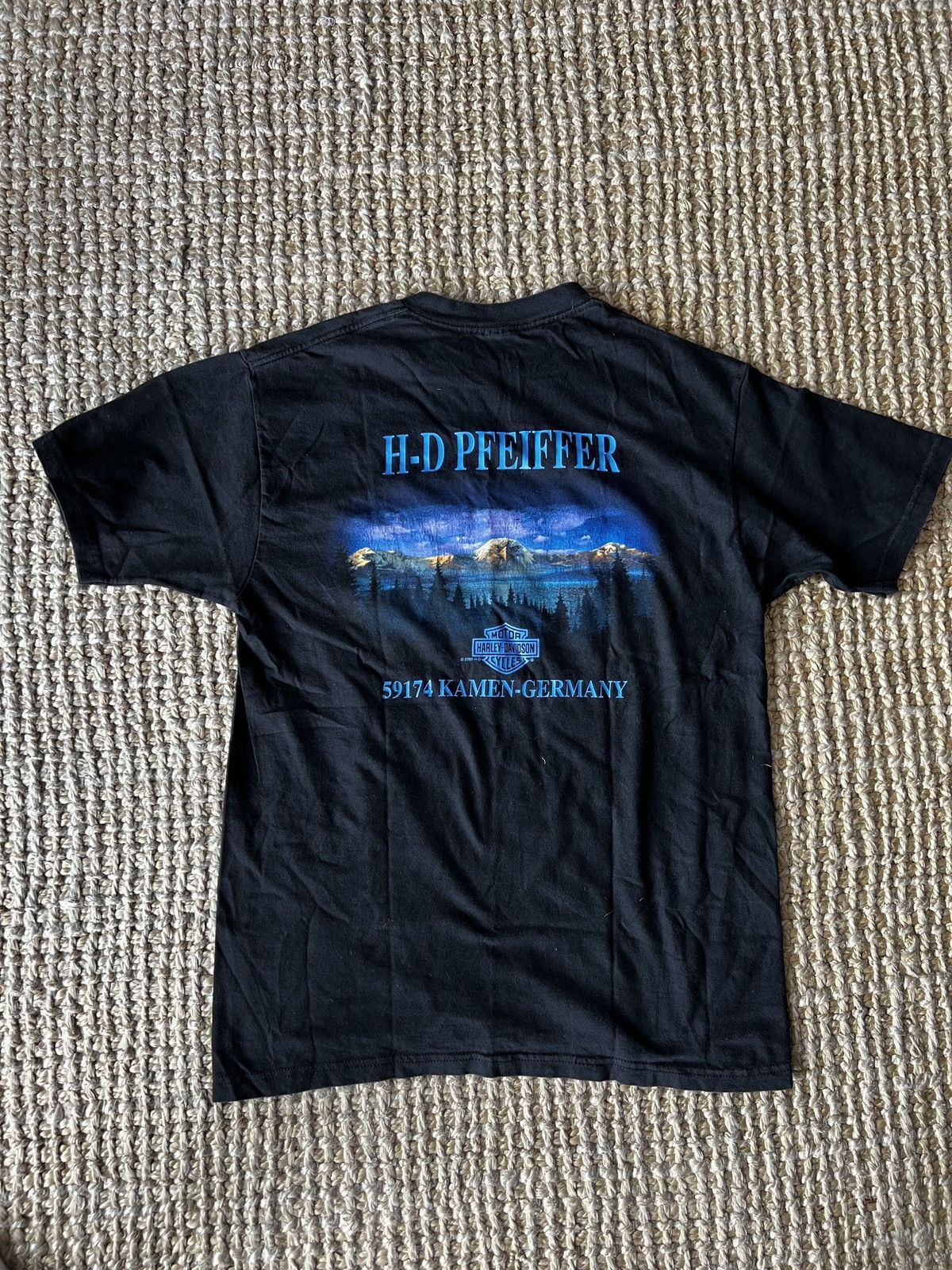 Harley Davidson × Vintage Vinatge Harley Davidsin Tee Size US L / EU 52-54 / 3 - 2 Thumbnail
