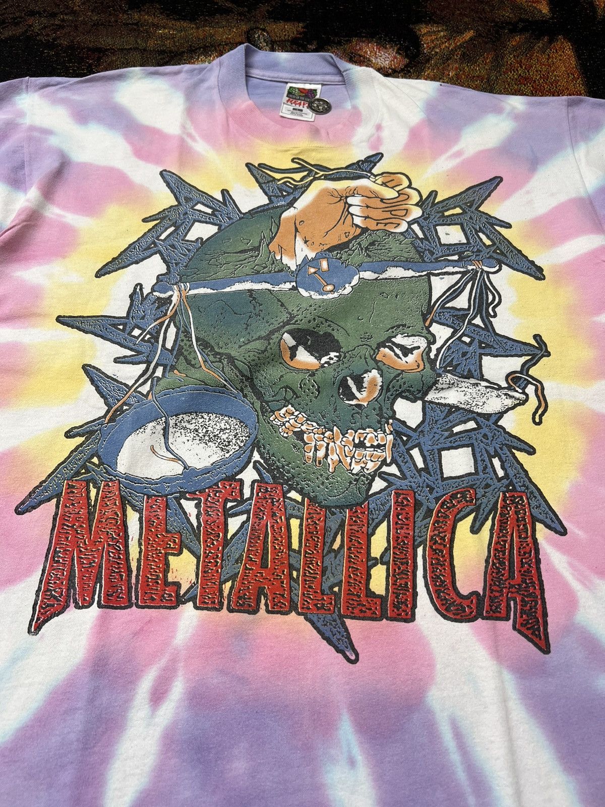 Band Tees Vintage '97 Metallica Philly Tie Dye Tee Size US L / EU 52-54 / 3 - 2 Thumbnail