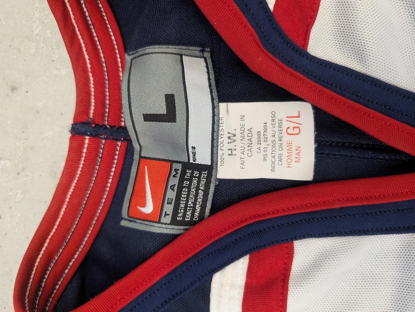 Nike Vintage Nike Michigan Saginaw Spirit OHL Borges 19 Jersey Size US L / EU 52-54 / 3 - 4 Thumbnail