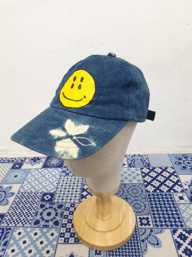 Japanese Brand Inspired Japanese Custom made smiley cap Size ONE SIZE - 2 Thumbnail