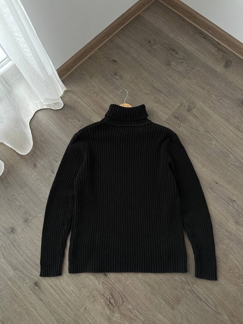 Polo Ralph Lauren × Vintage Vintage Polo Ralph Lauren Ribbed Knit Black Sweater Size US M / EU 48-50 / 2 - 13 Thumbnail