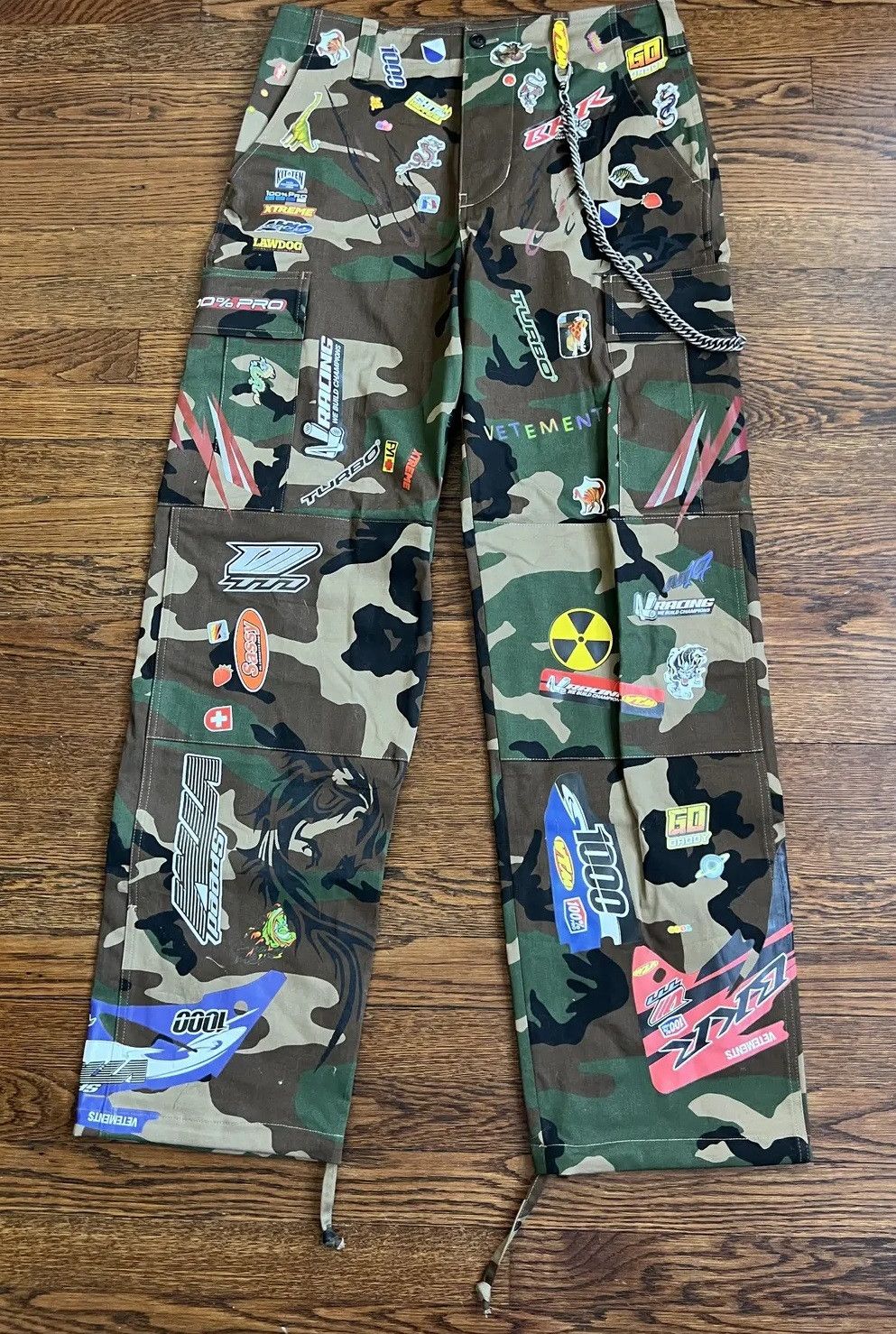 Vetements 2019 Vetements Camo Sticker Pants | Grailed