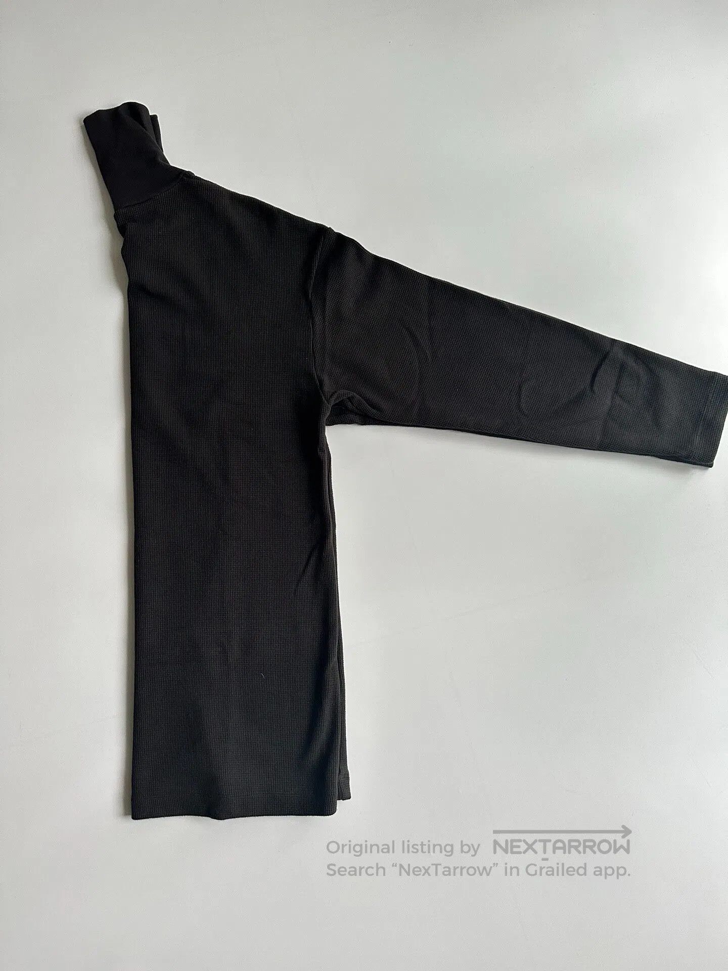 N.Hoolywood N.HOOLYWOOD Waffle-style high-neck long-sleeve shirt| Size US M / EU 48-50 / 2 - 6 Thumbnail