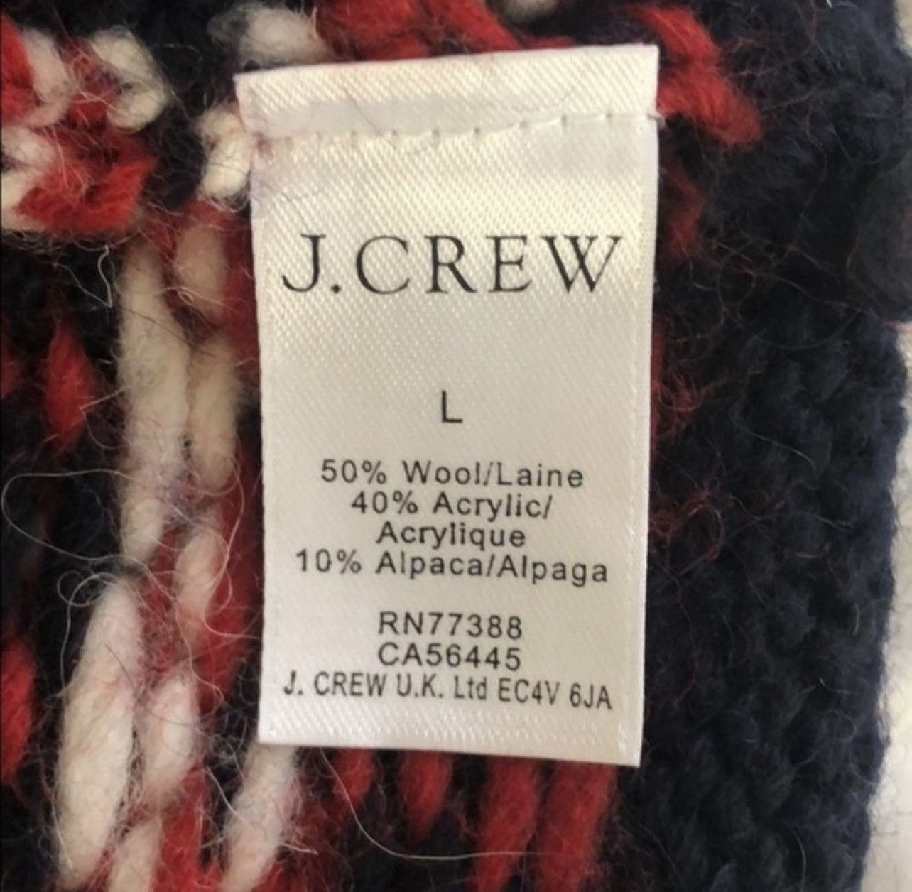 J.Crew Fair Isle Sweater Size US L / EU 52-54 / 3 - 4 Thumbnail