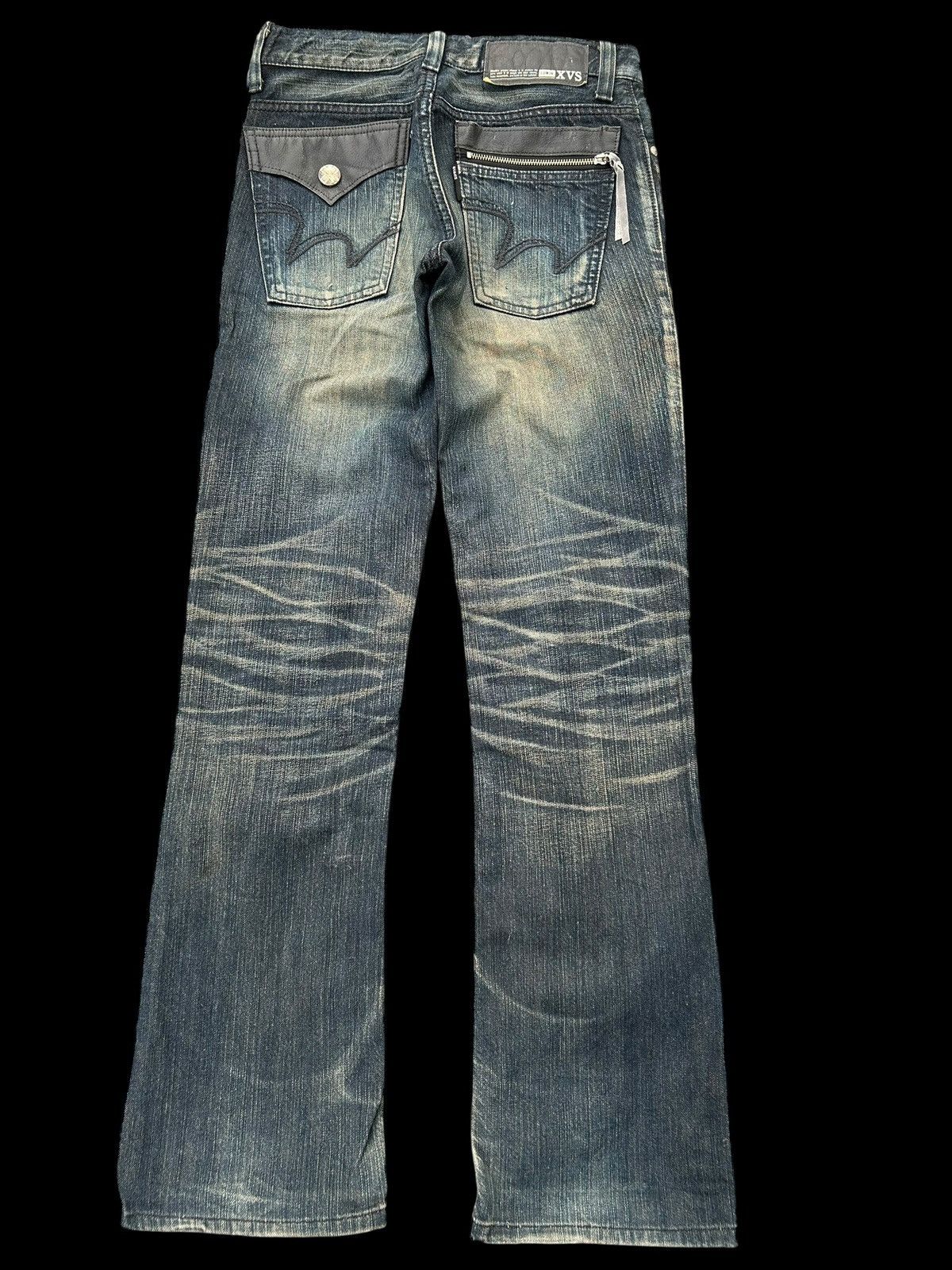 Edwin × Kapital × Vintage 🎌☠️ EDWIN XVS PUNK DISTRESSED JAPANESE DENIM JEANS ☠️🎌 Size US 28 / EU 44 - 6 Thumbnail