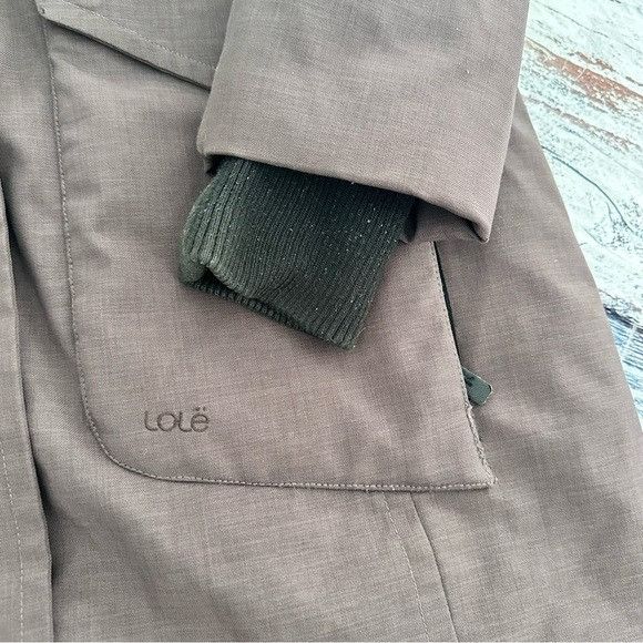 Other LOLE Women's Long Hooded Insulated Winter Coat - Taupe Brown Size L / US 10 / IT 46 - 6 Thumbnail