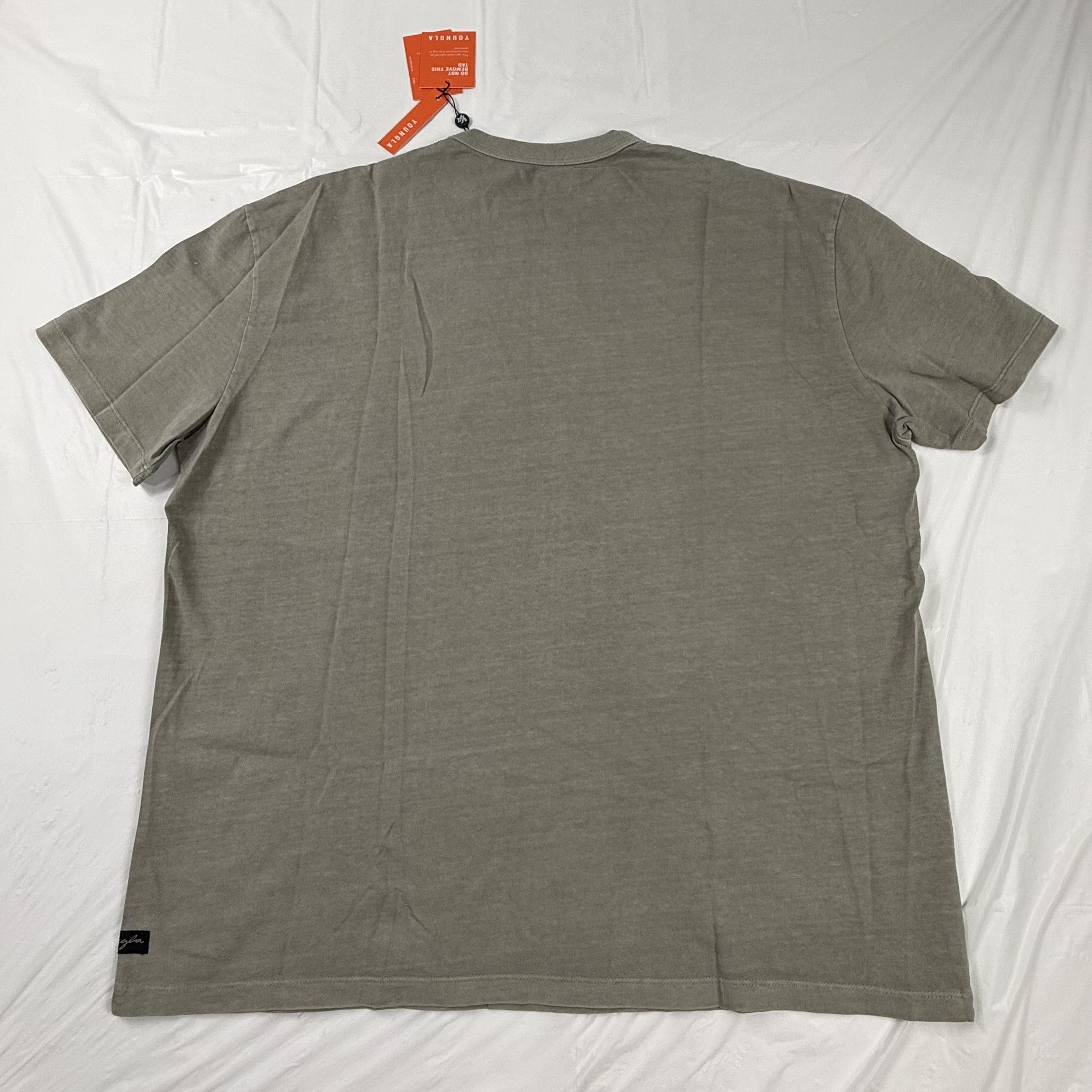 YoungLA YoungLA 472 Sage Wash T-Shirt Mens XXL New With Tags Cotton Size US XXL / EU 58 / 5 - 2 Thumbnail