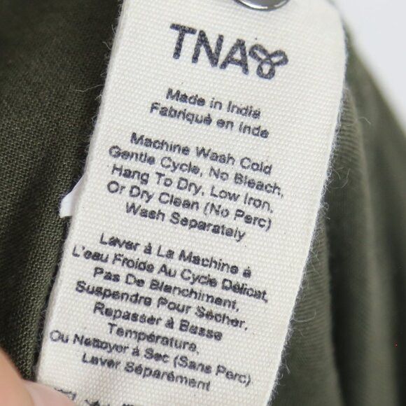 Aritzia Aritzia Tna Ion Jogger Olive Green Drawstring Pants Size XS Size 34" / US 12 / IT 48 - 5 Thumbnail