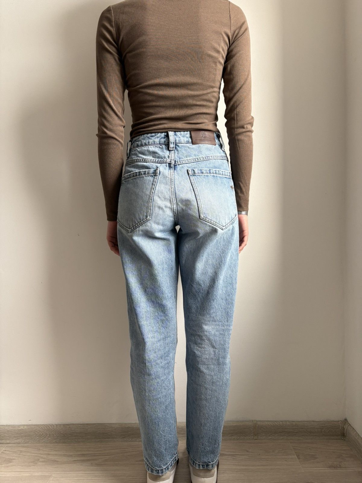 Brunello Cucinelli BRUNELLO CUCINELLI WOMEN STRAIGHT LEG DISTRESSED JEANS IT 38 Size 26" / US 2 / IT 38 - 22 Thumbnail