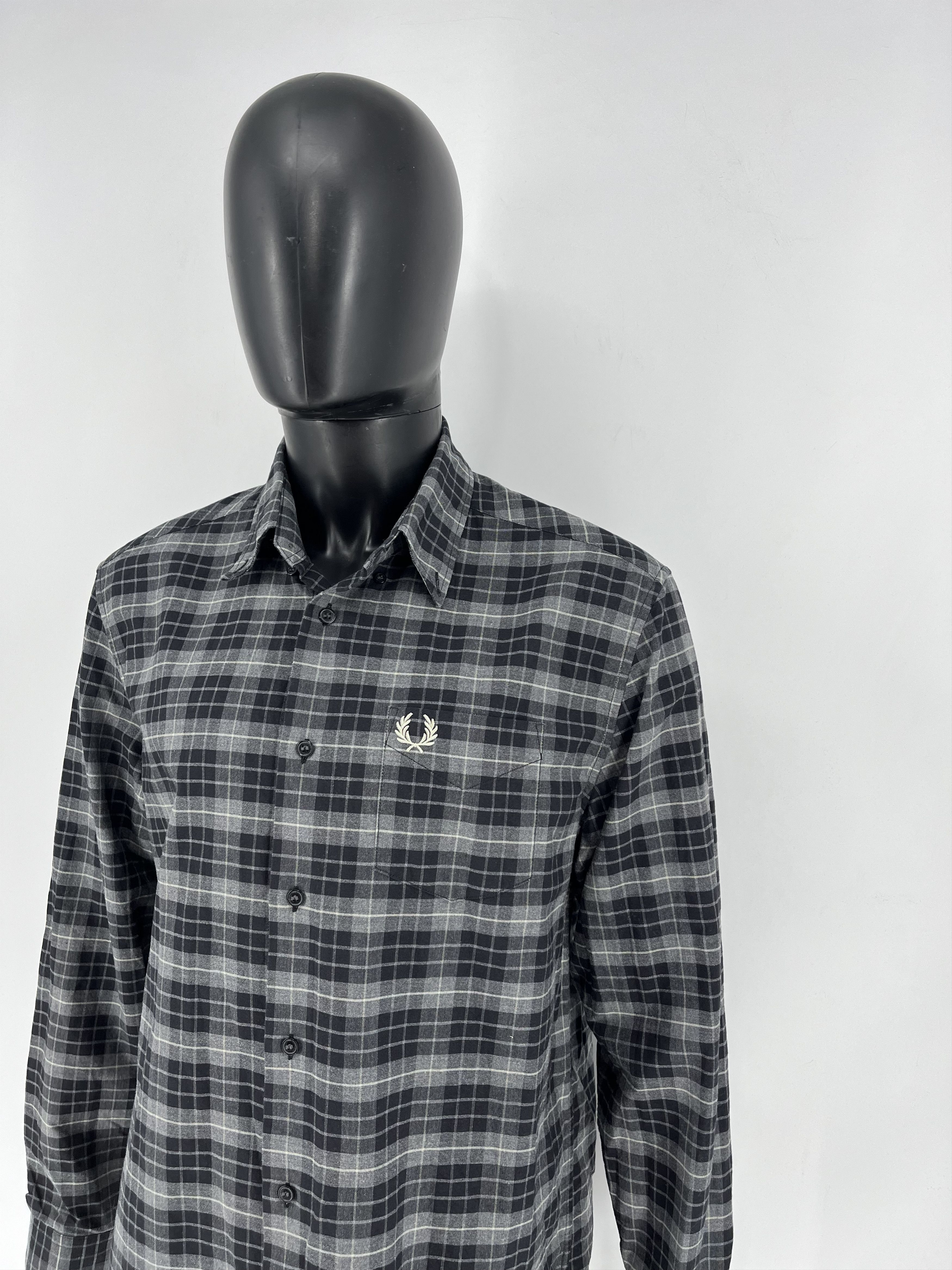 Fred Perry × Vintage Vintage Men’s Fred Perry Button Up Shirt Streetwear Casual Size US L / EU 52-54 / 3 - 7 Thumbnail