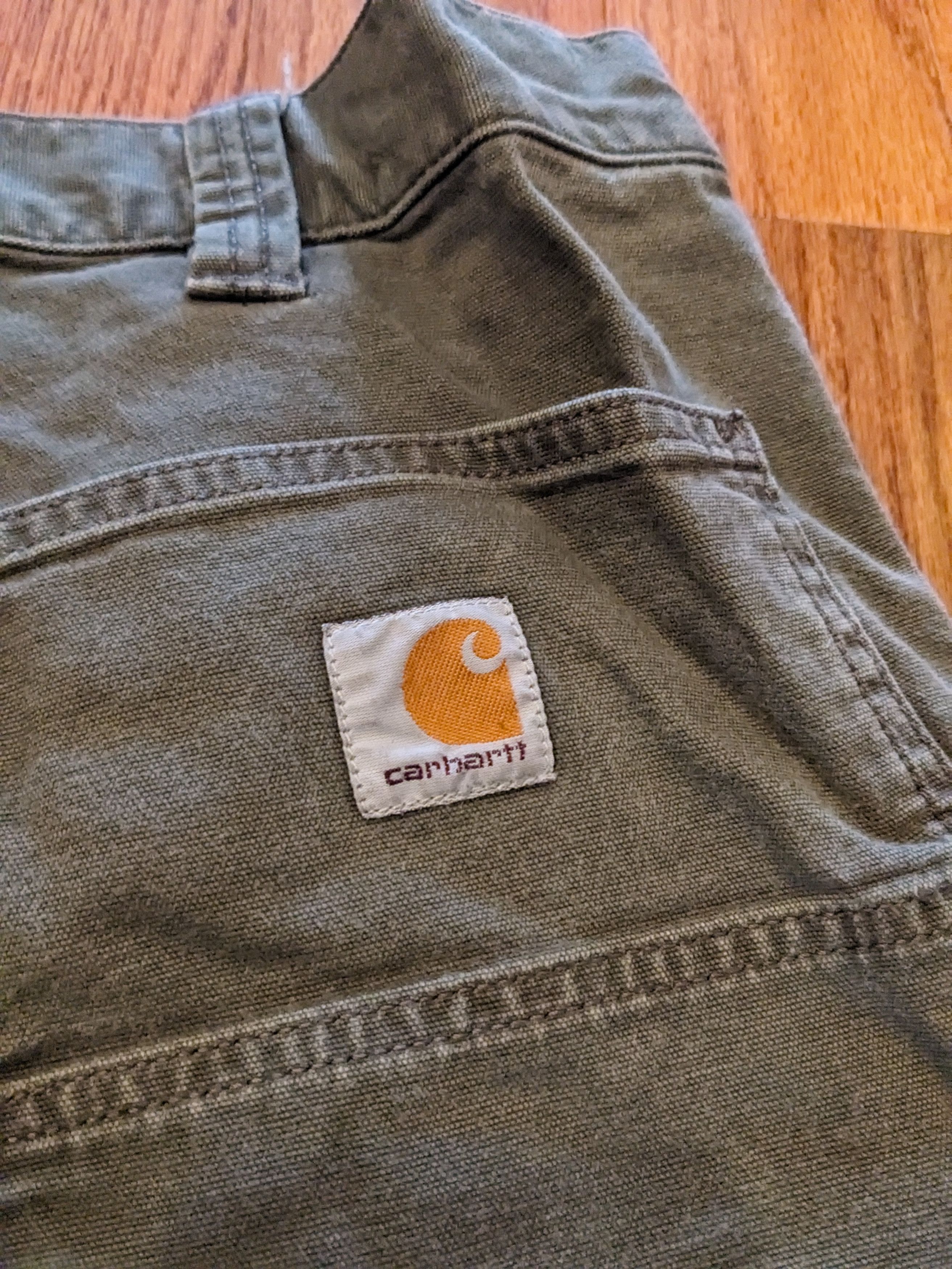 Carhartt Carhartt Relaxed Fit 38x11 Green Shorts Size US 38 / EU 54 - 2 Thumbnail
