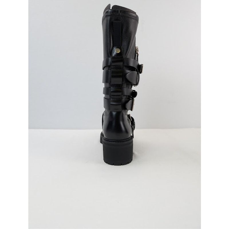Dior o1rshd1 Christian Zip Detailed Buckled Boots in Black Size US 10 / IT 40 - 17 Thumbnail