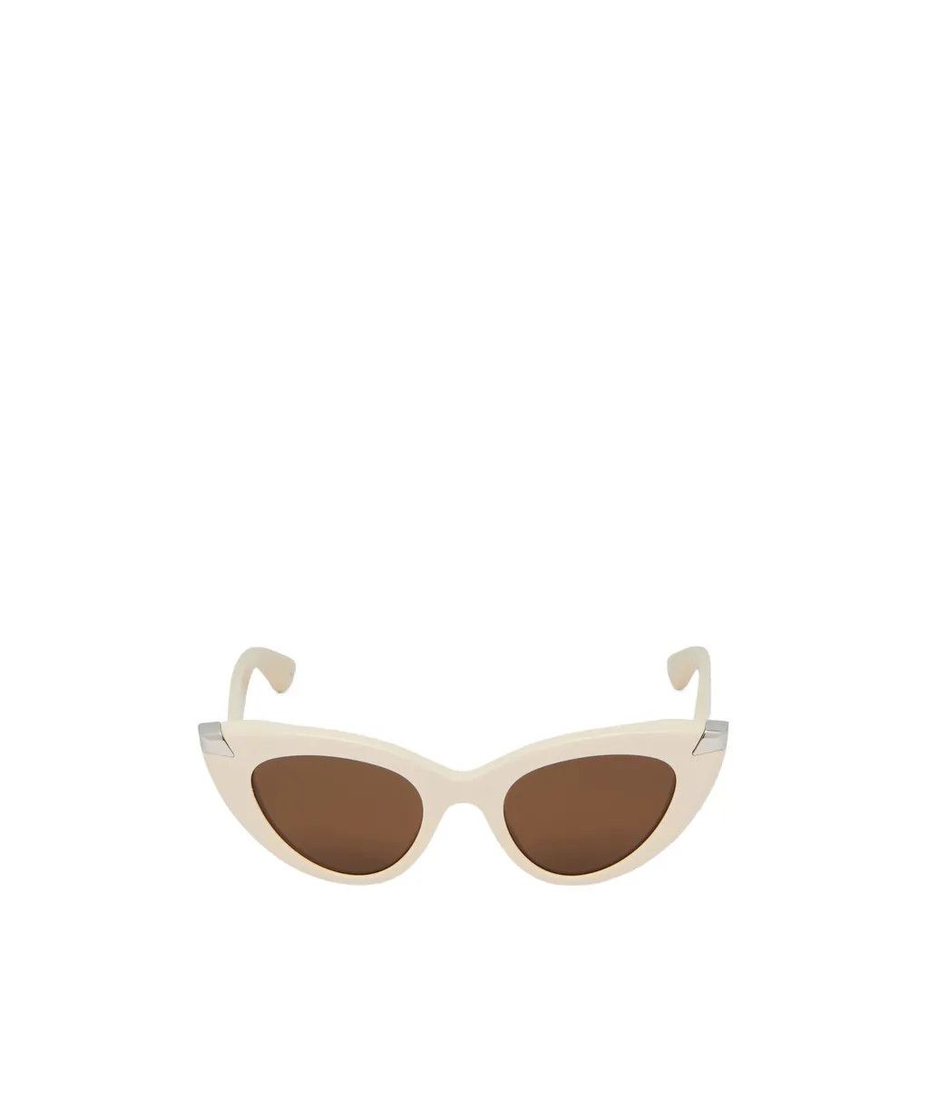 Alexander McQueen o1w1db10126 Size: OS/Punk Rivet Cat Sunglasses in Brown Grey Size ONE SIZE - 1 Thumbnail