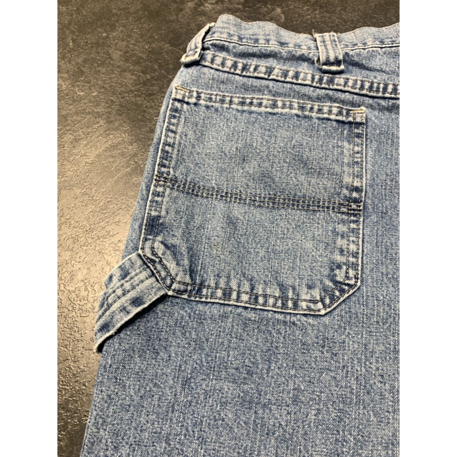 Wrangler Wrangler Cargo Shorts Men’s 38 Blue Denim Regular Fit Casual Workwear Size US 38 / EU 54 - 3 Thumbnail