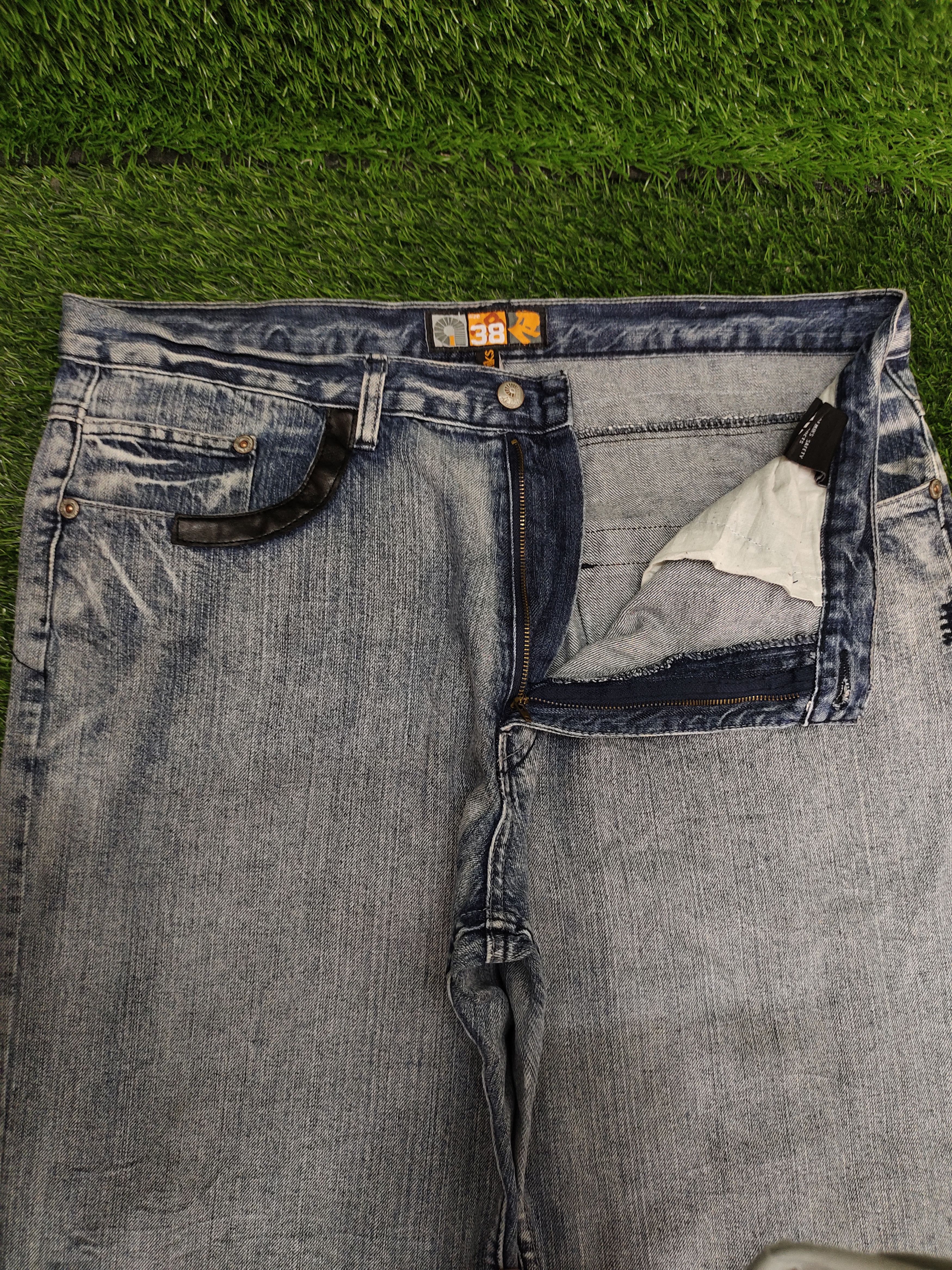 Akademiks Baggy Jeans Akademiks Pocket Logo Sand Wash Wide Leg Denim Size US 38 / EU 54 - 13 Thumbnail