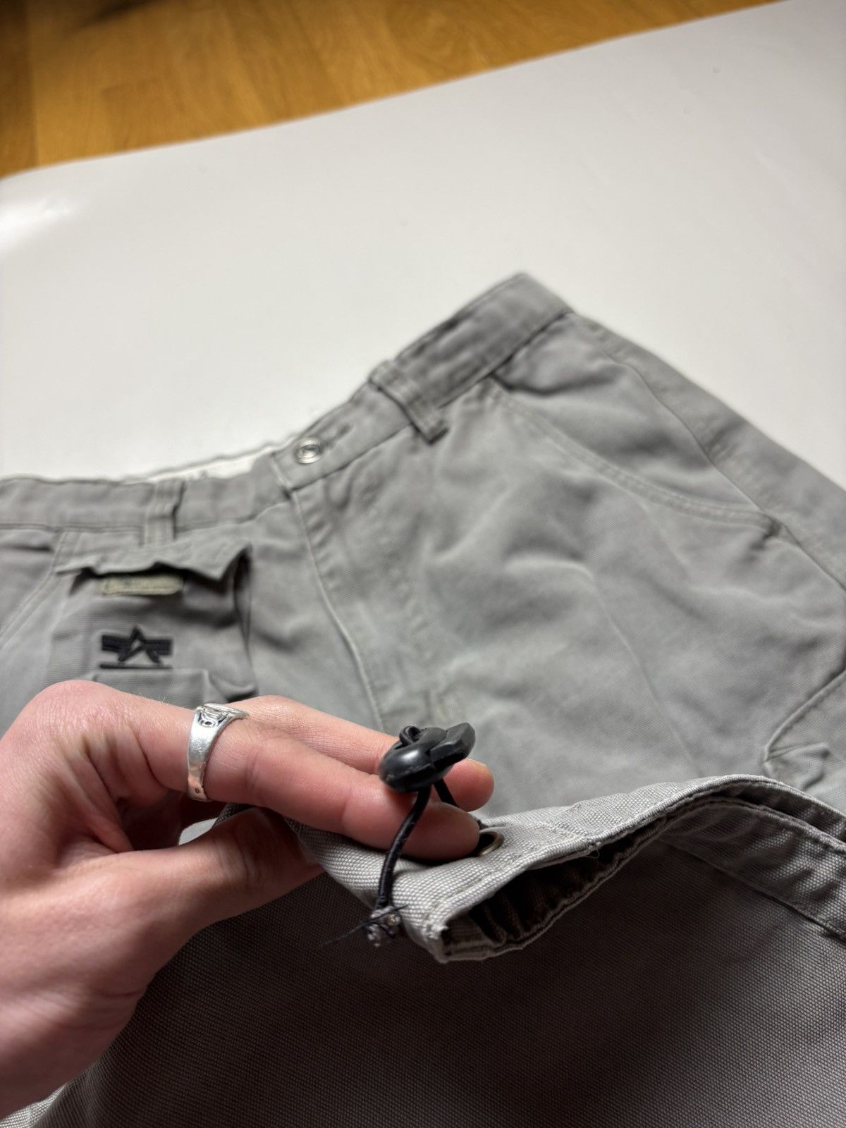 Alpha Industries Vintage Alpha Industires Cargo Shorts Size US 29 - 7 Thumbnail