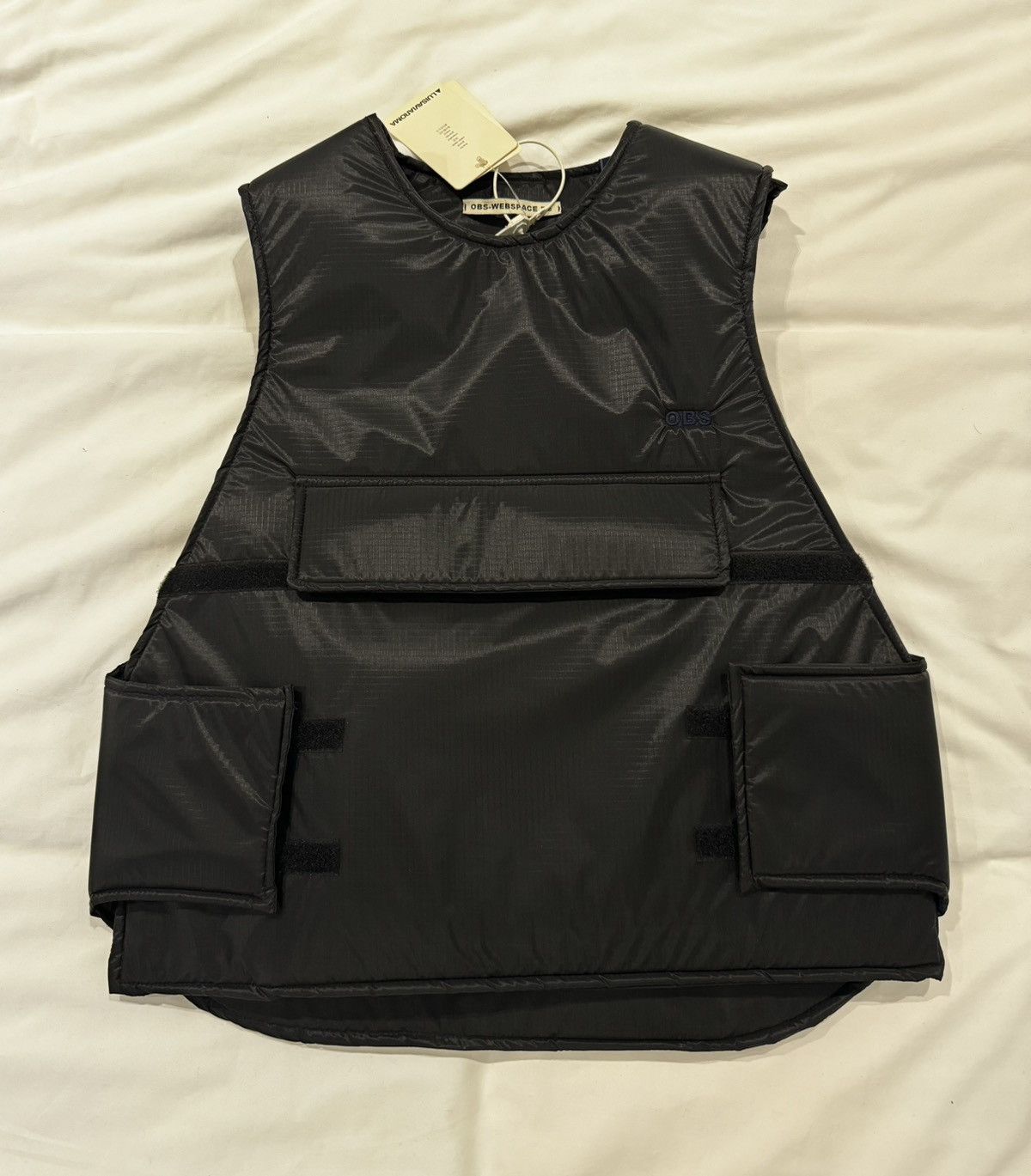 image of Obs Military Vest in Black, Men's (Size Medium)