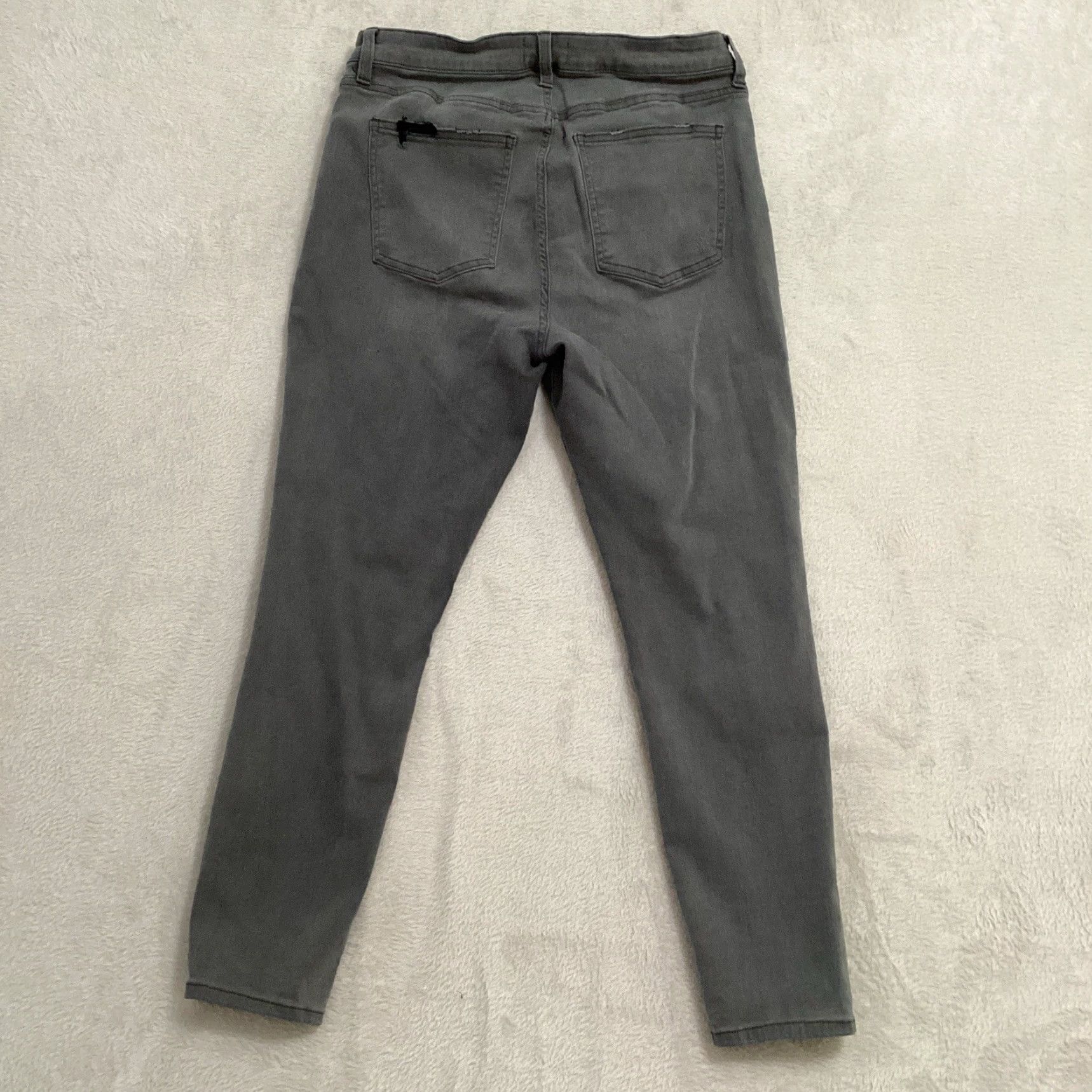 Pistola Pistola Jeans Womens Slim Skinny High Rise Distressed 32 Gray Arianna 30x26.5 Jeans Size 24" / US 00 / IT 34 - 2 Thumbnail