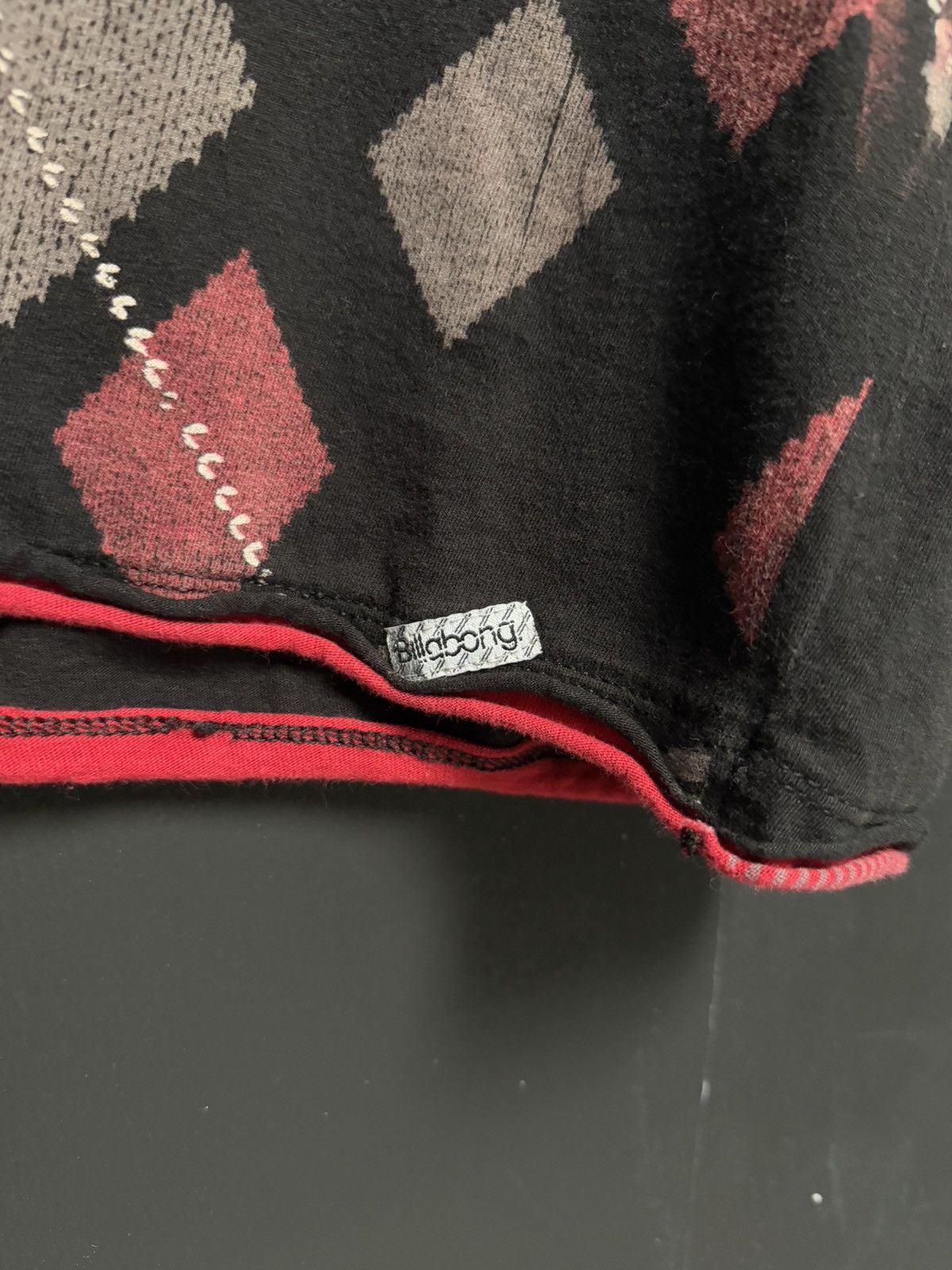 Billabong Vintage Billabong Trompe Vest Argyle Surfboards Tee Size US L / EU 52-54 / 3 - 3 Thumbnail